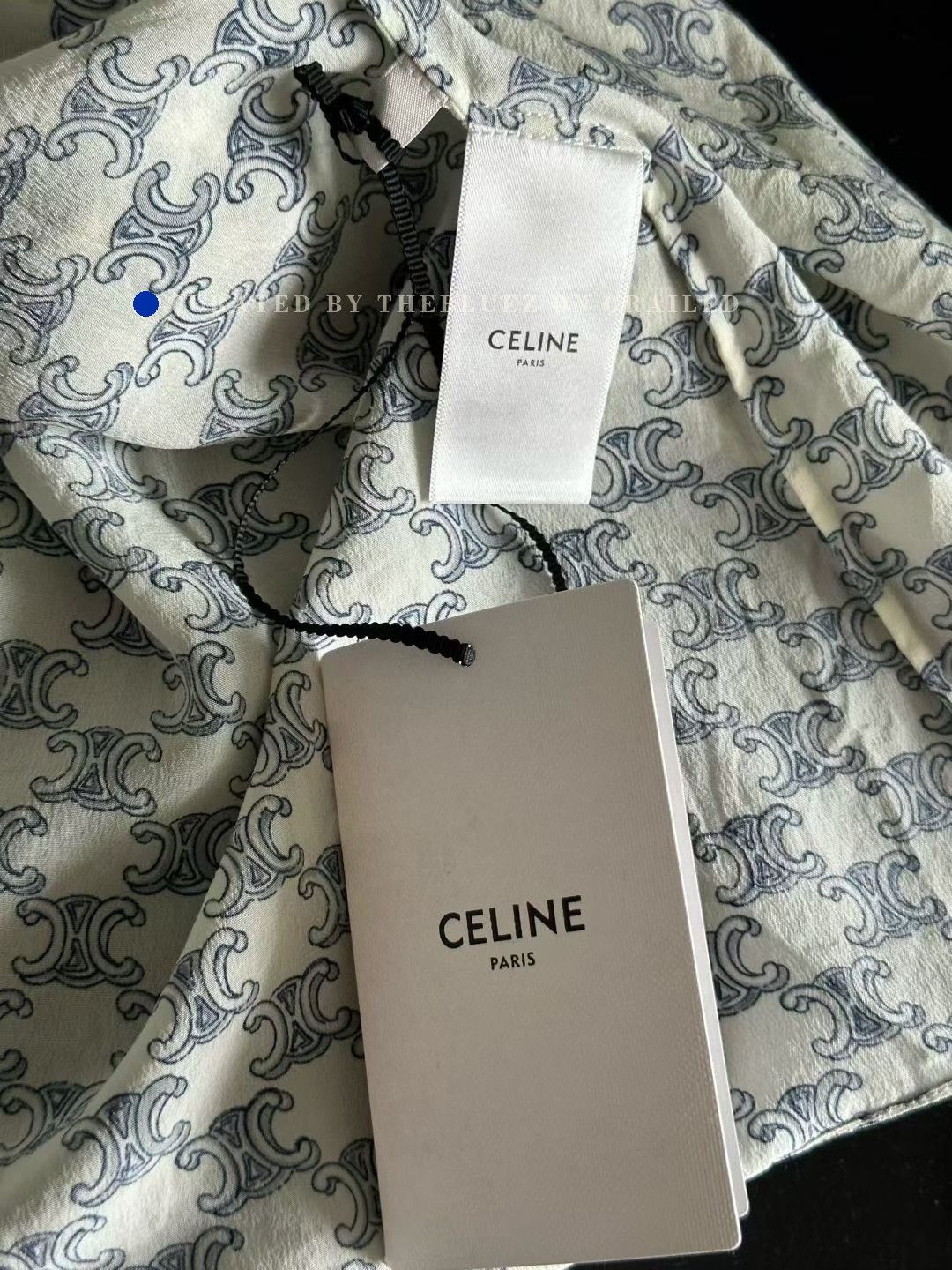 Celine Celine Triomphe All-Over Print Short-Sleeve Shirt Size S / US 4 / IT 40 - 3 Thumbnail
