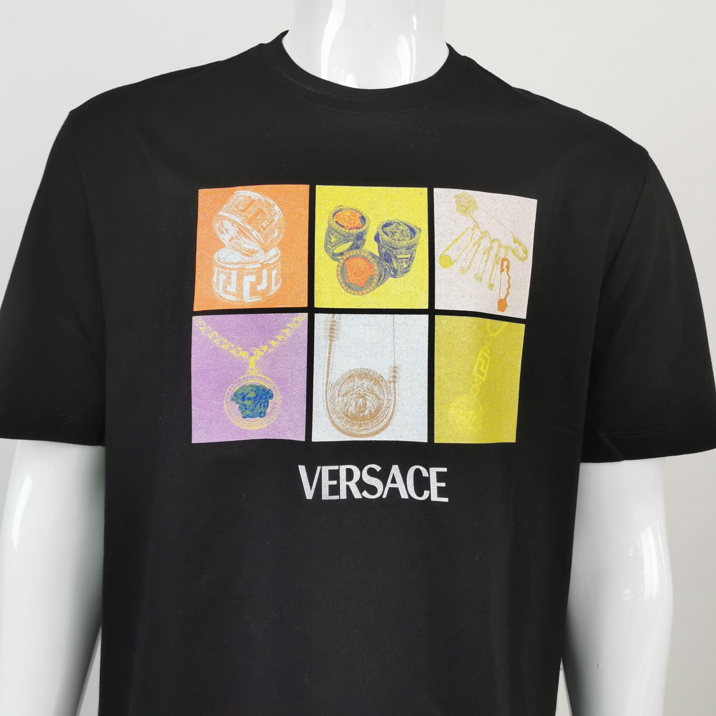 Versace Versace Men l Short Sleeve Shirts Size US L / EU 52-54 / 3 - 3 Thumbnail