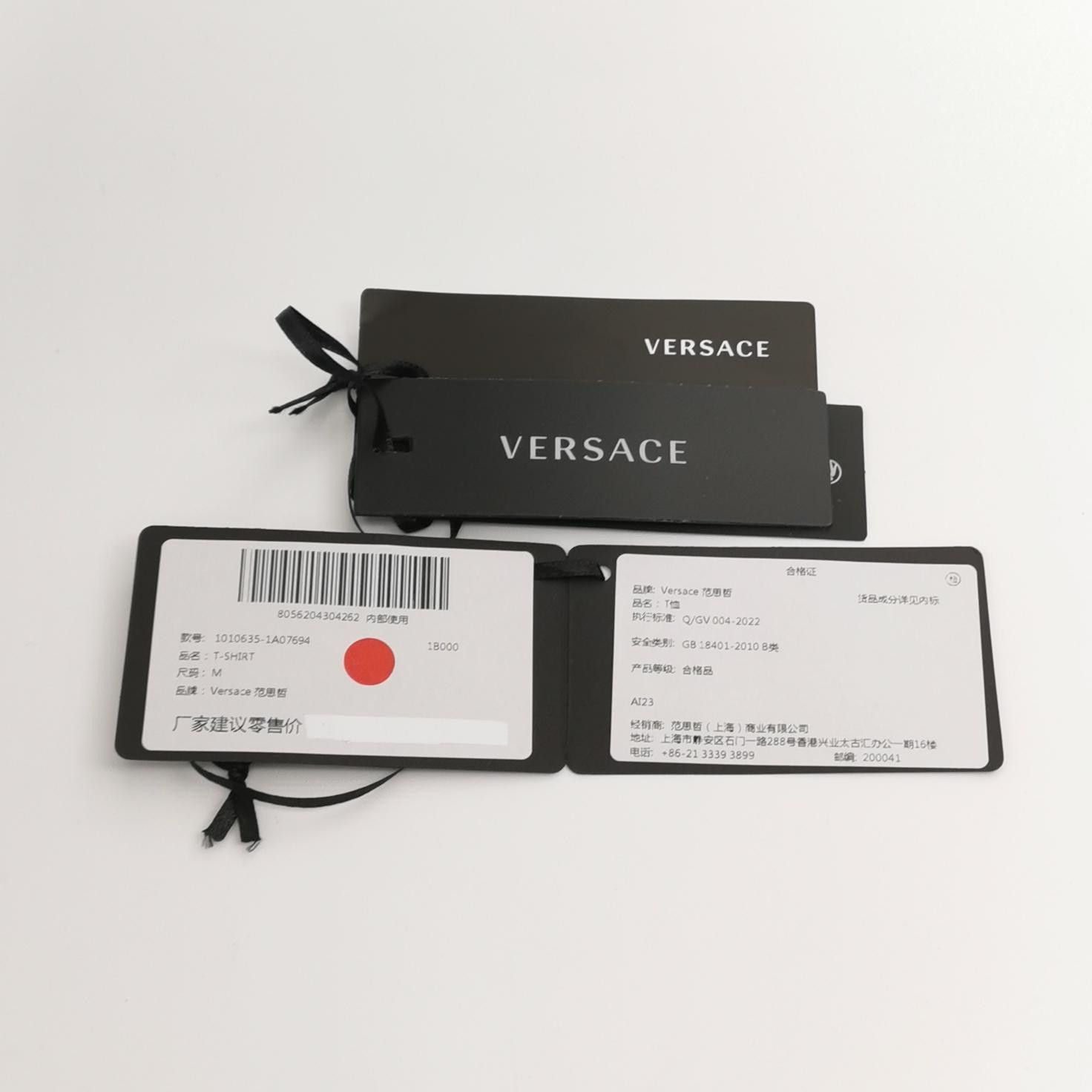 Versace Versace Men m Short Sleeve Shirts Size US M / EU 48-50 / 2 - 4 Thumbnail
