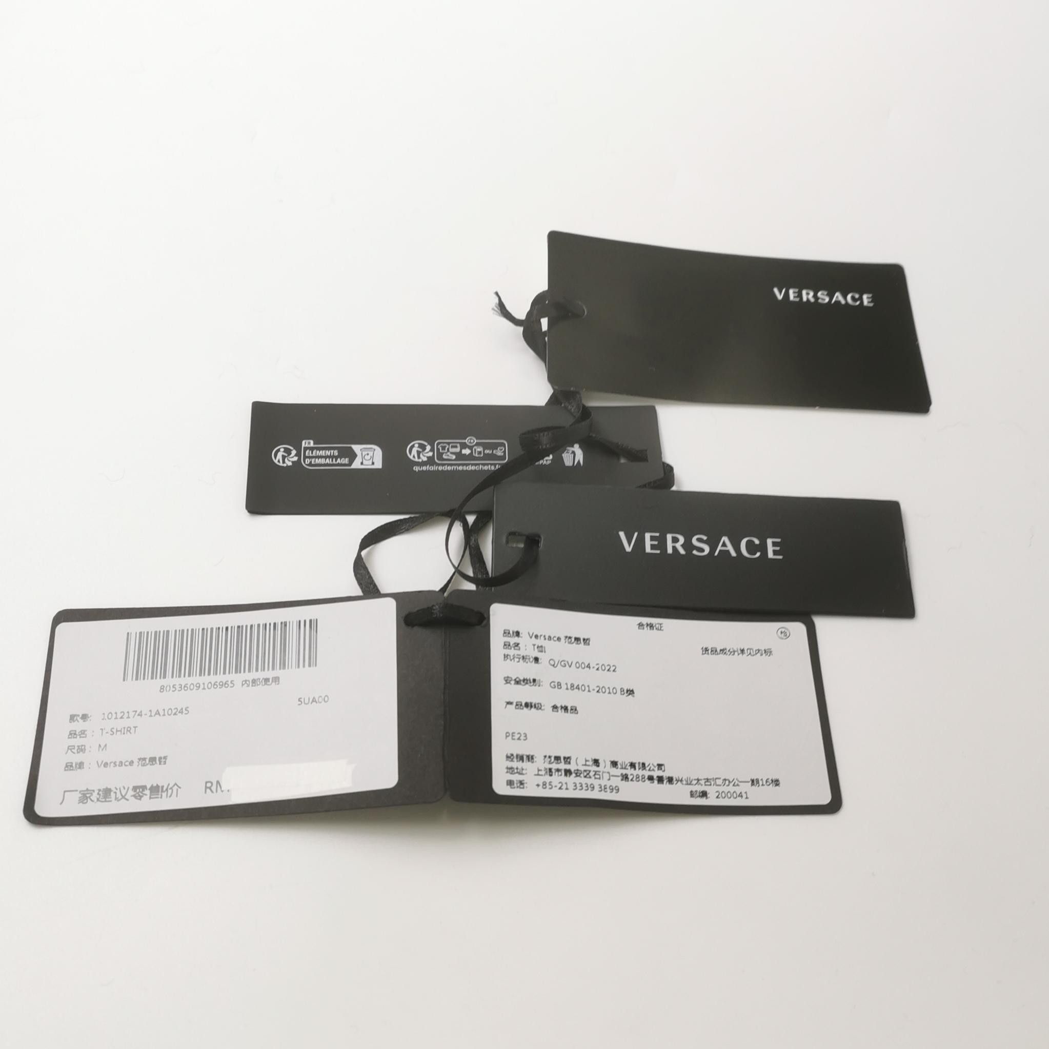 Versace Versace Men m Short Sleeve Shirts Size US M / EU 48-50 / 2 - 5 Thumbnail