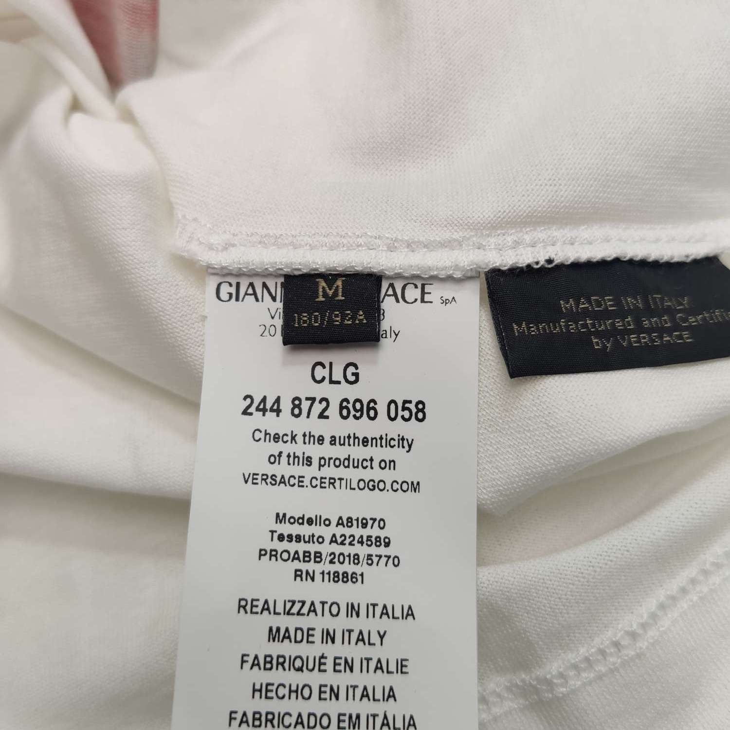 Versace Versace Men m Short Sleeve Shirts Size US M / EU 48-50 / 2 - 6 Thumbnail
