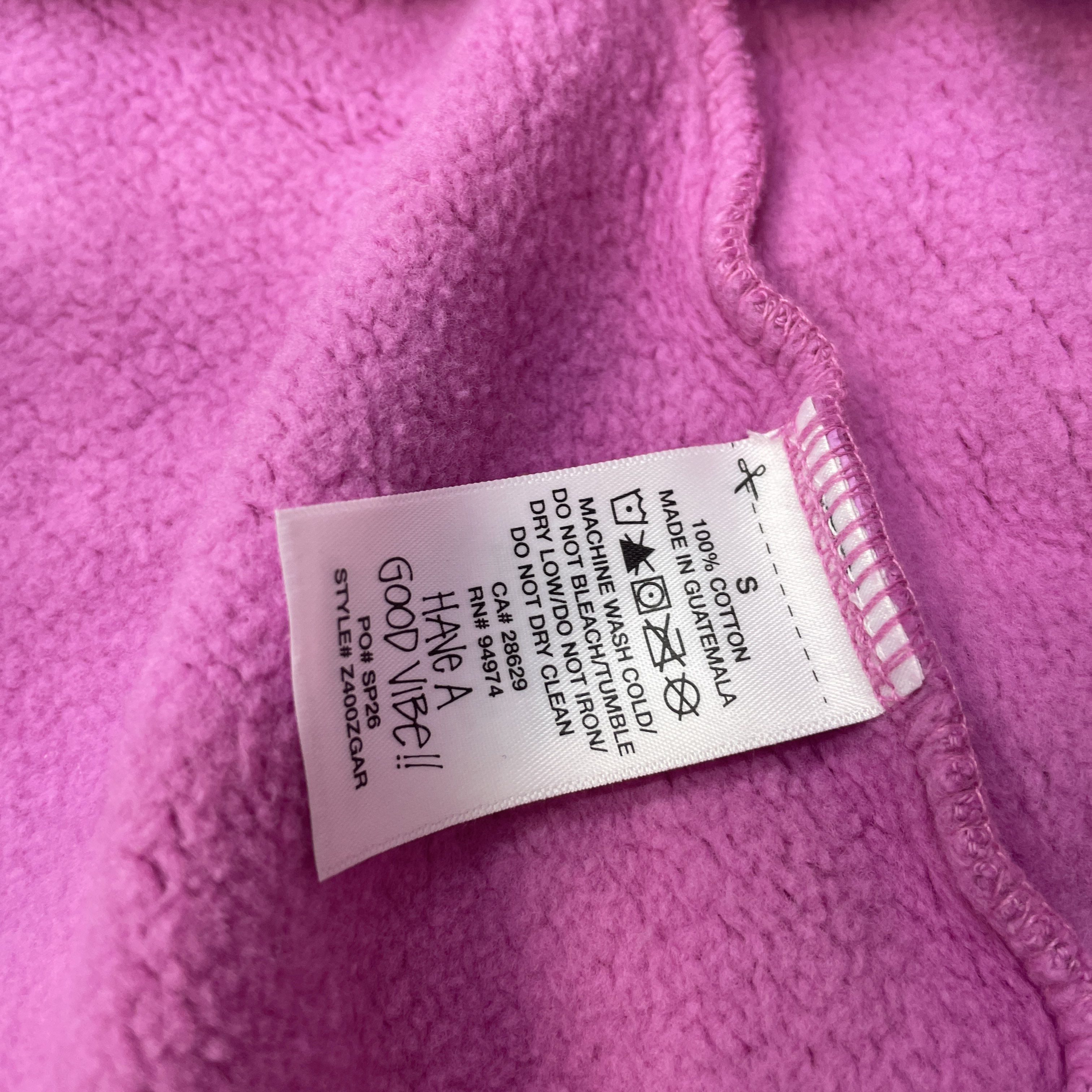 Stussy Stussy Skulls Pigment Dyed Zip Hoodie Pink Size S Size US S / EU 44-46 / 1 - 3 Thumbnail