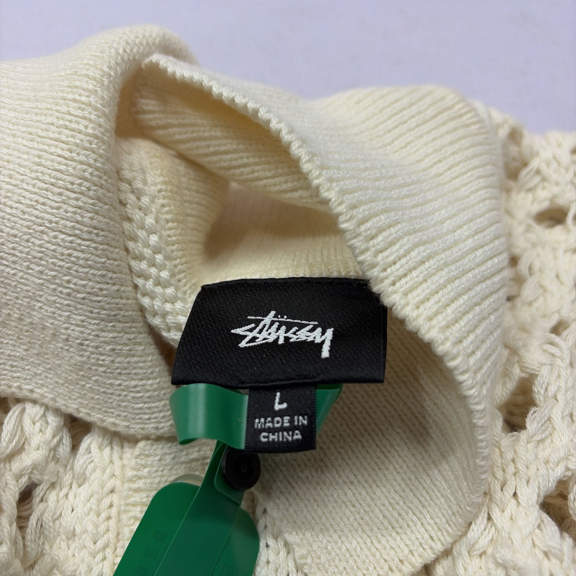 Stussy Stussy Big Mesh Polo Size L Size US L / EU 52-54 / 3 - 3 Thumbnail