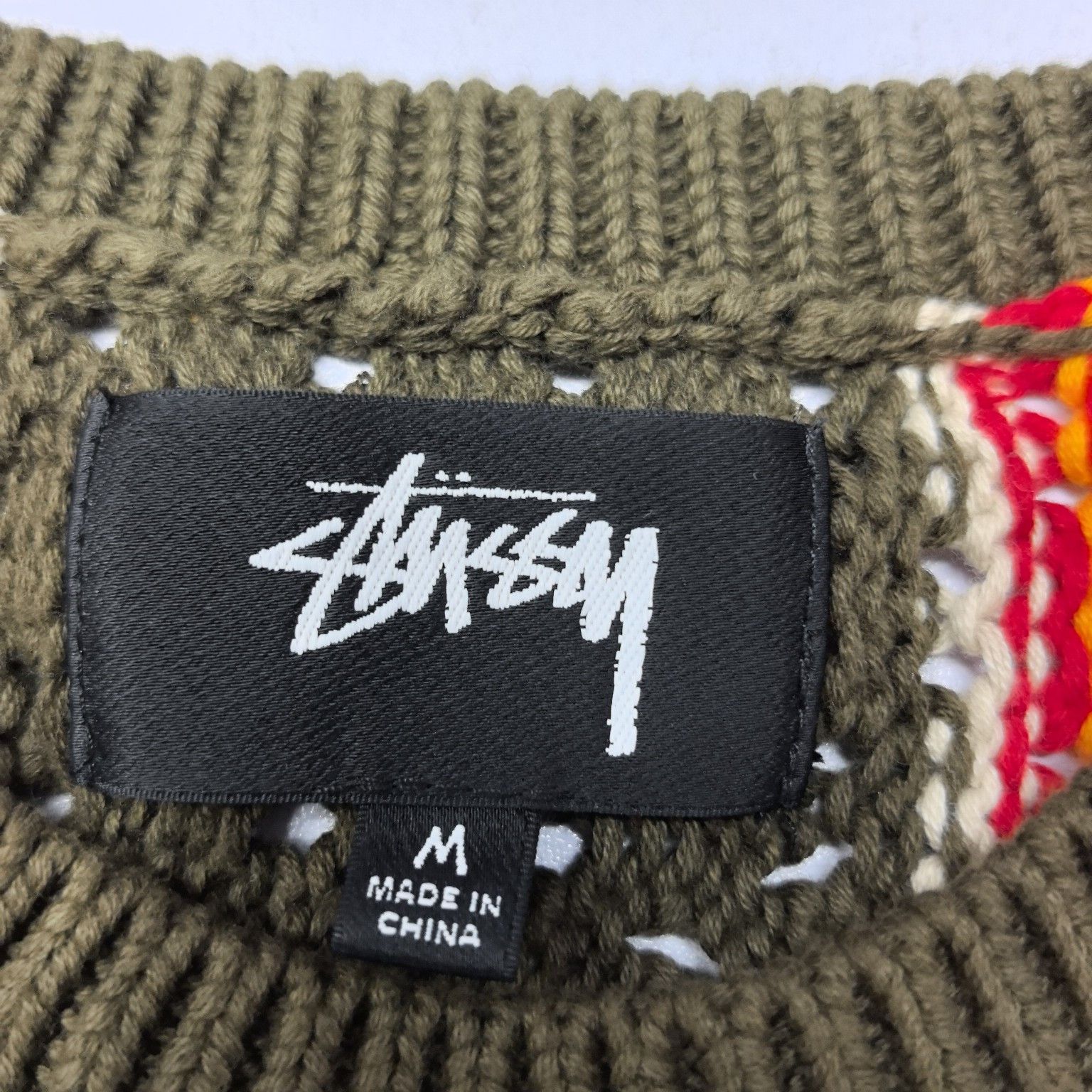 Stussy Stussy x Patta Striped Knit Sweater Size M Size US M / EU 48-50 / 2 - 3 Thumbnail