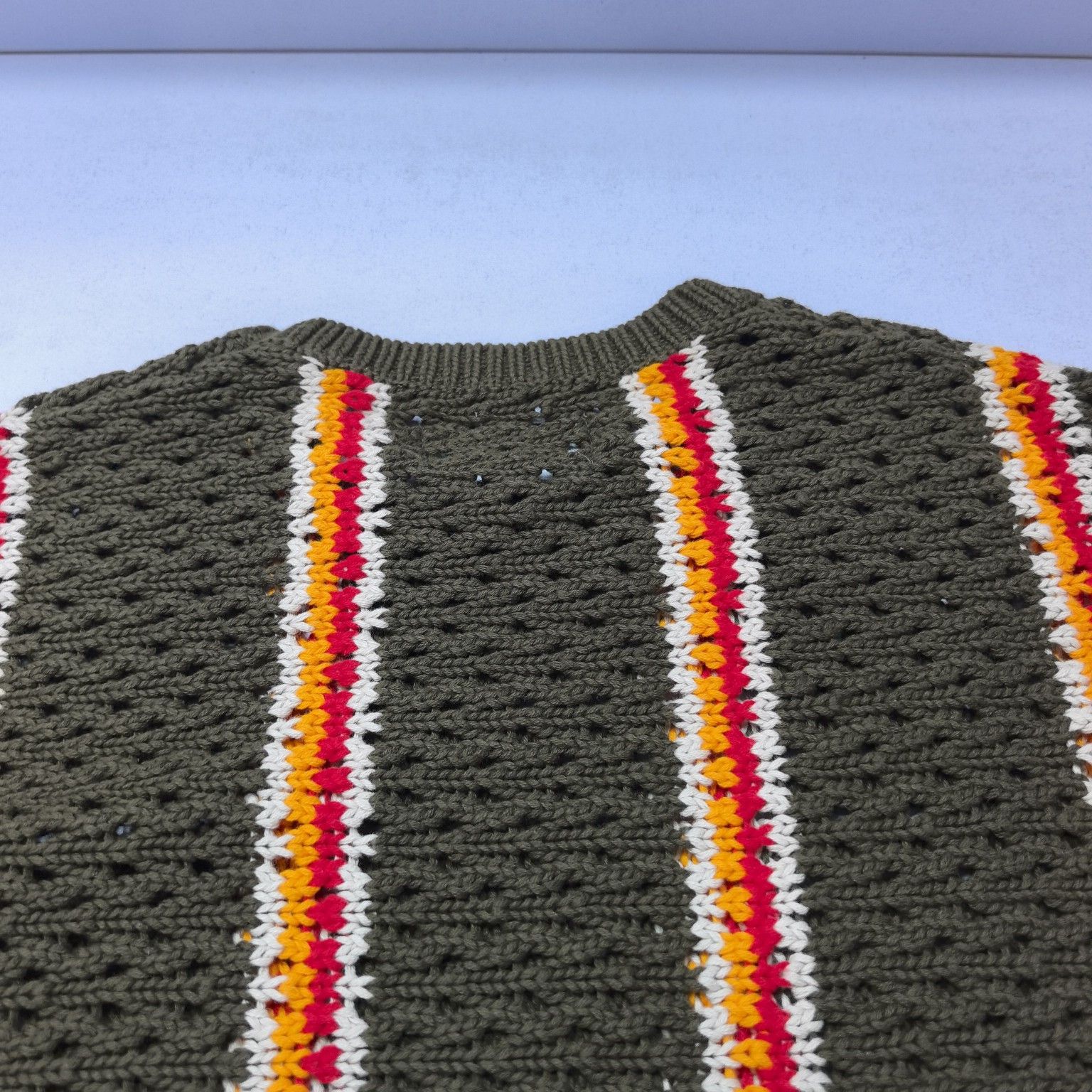 Stussy Stussy x Patta Striped Knit Sweater Size M Size US M / EU 48-50 / 2 - 6 Thumbnail