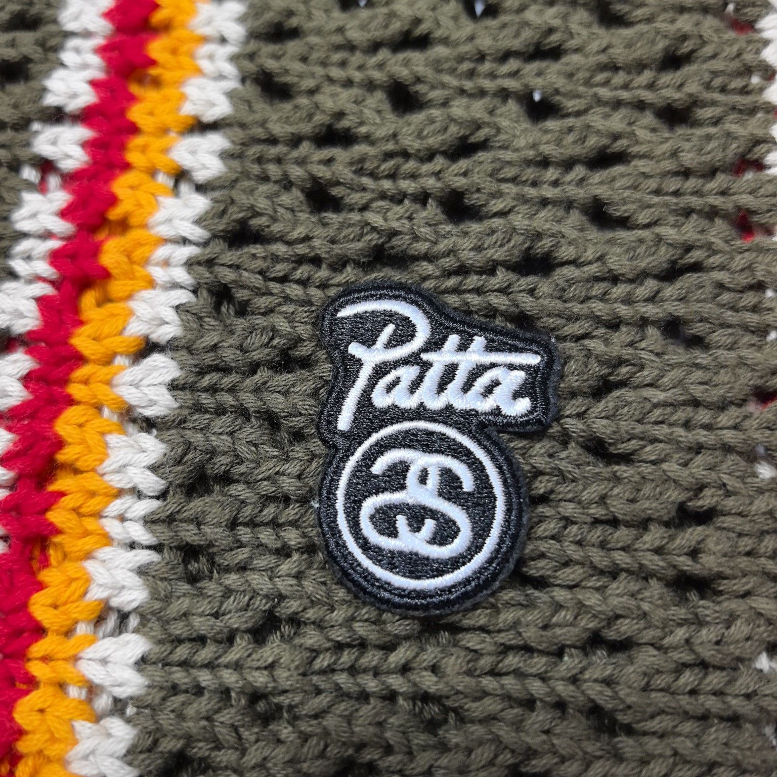 Stussy Stussy x Patta Striped Knit Sweater Size M Size US M / EU 48-50 / 2 - 4 Thumbnail