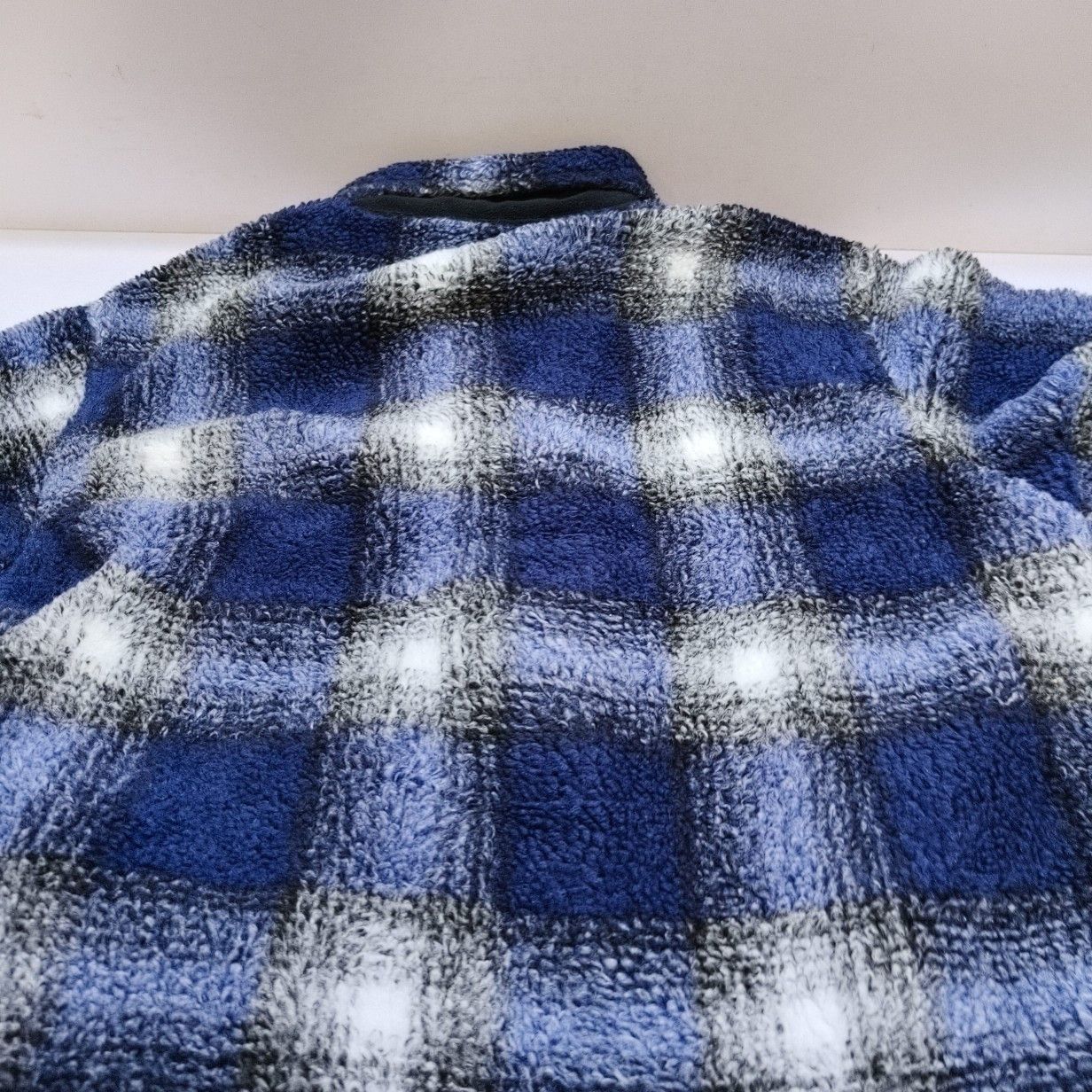 Stussy Stussy Shadow Plaid Sherpa Zip Jacket Size XL Size US XL / EU 56 / 4 - 5 Thumbnail