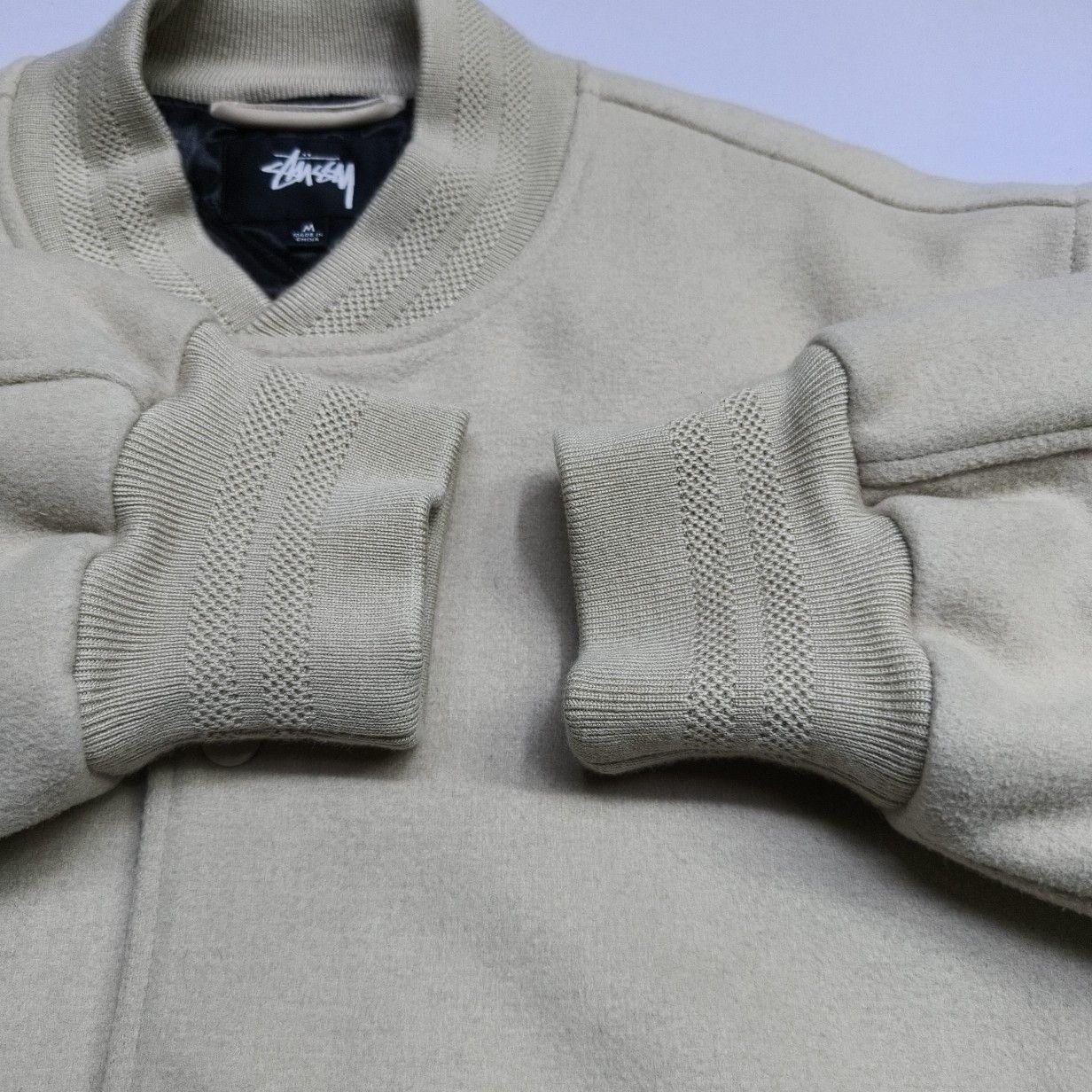 Stussy Stüssy Sport Logo Wool Bomber Jacket Size M Size US M / EU 48-50 / 2 - 10 Thumbnail