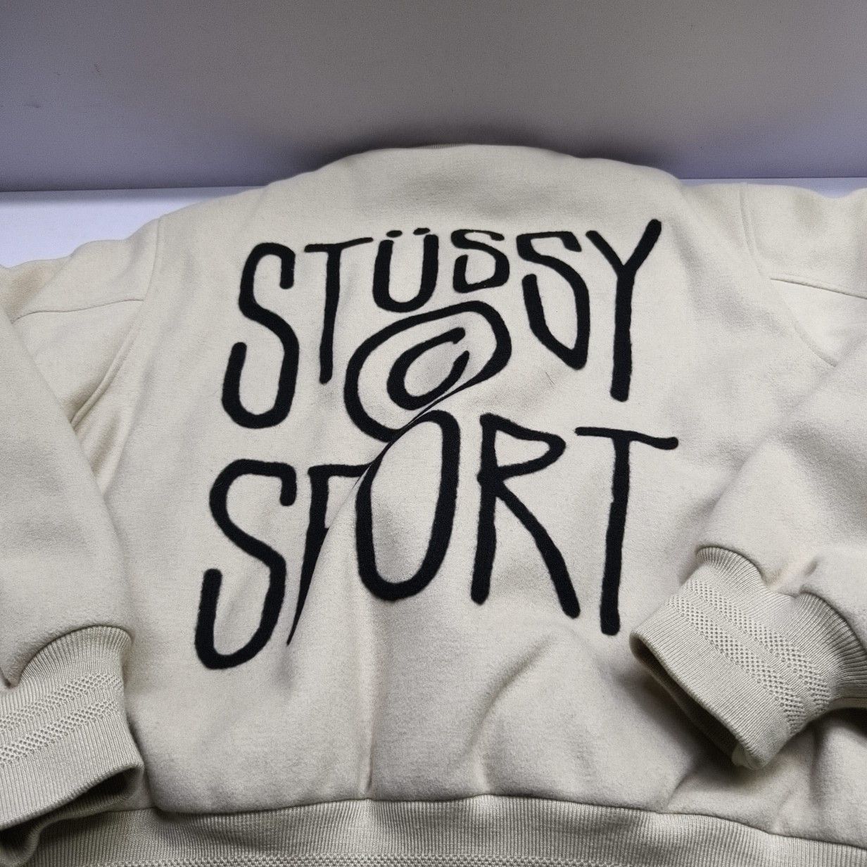 Stussy Stüssy Sport Logo Wool Bomber Jacket Size M Size US M / EU 48-50 / 2 - 5 Thumbnail