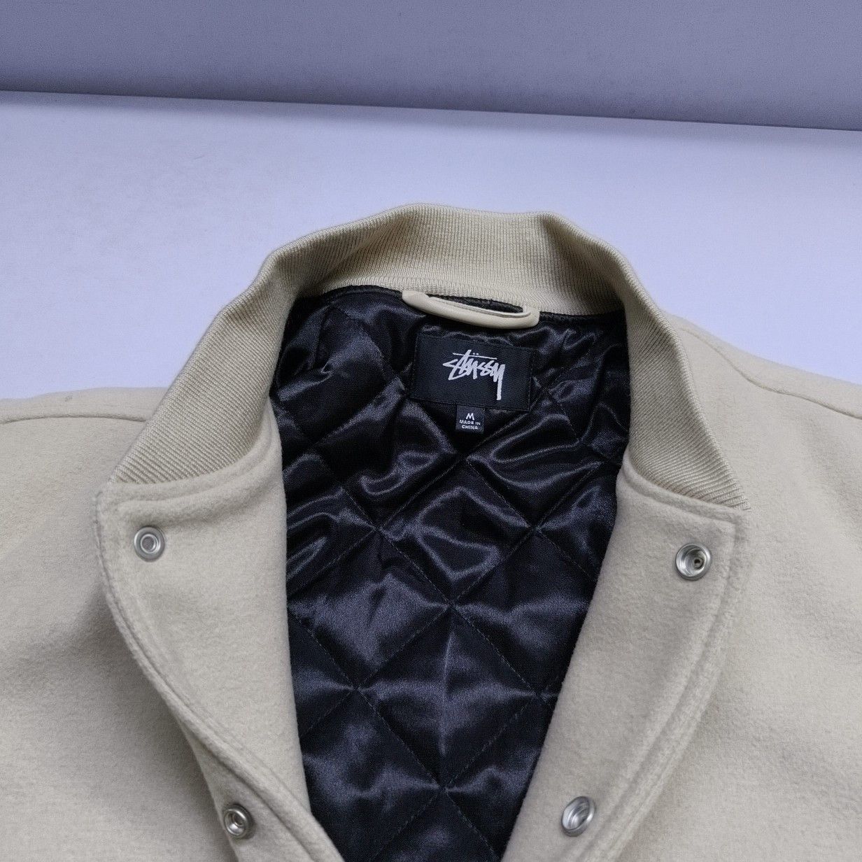 Stussy Stüssy Sport Logo Wool Bomber Jacket Size M Size US M / EU 48-50 / 2 - 9 Thumbnail