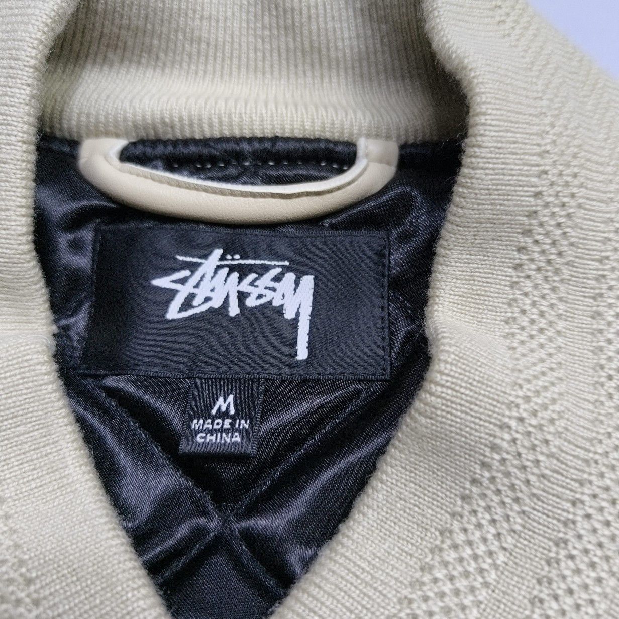 Stussy Stüssy Sport Logo Wool Bomber Jacket Size M Size US M / EU 48-50 / 2 - 3 Thumbnail