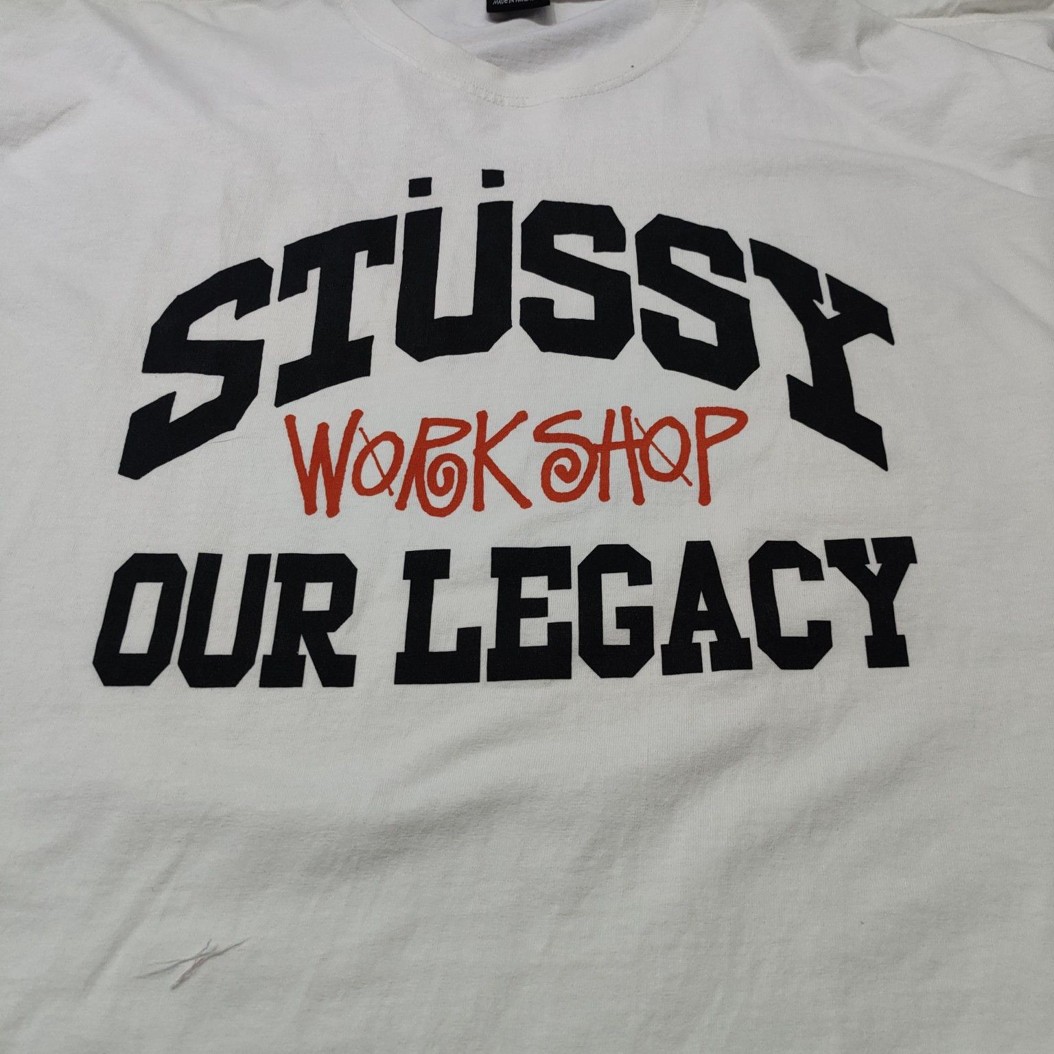 Stussy Stussy x Our Legacy Logo T-Shirt Size XXL Size US XXL / EU 58 / 5 - 6 Thumbnail