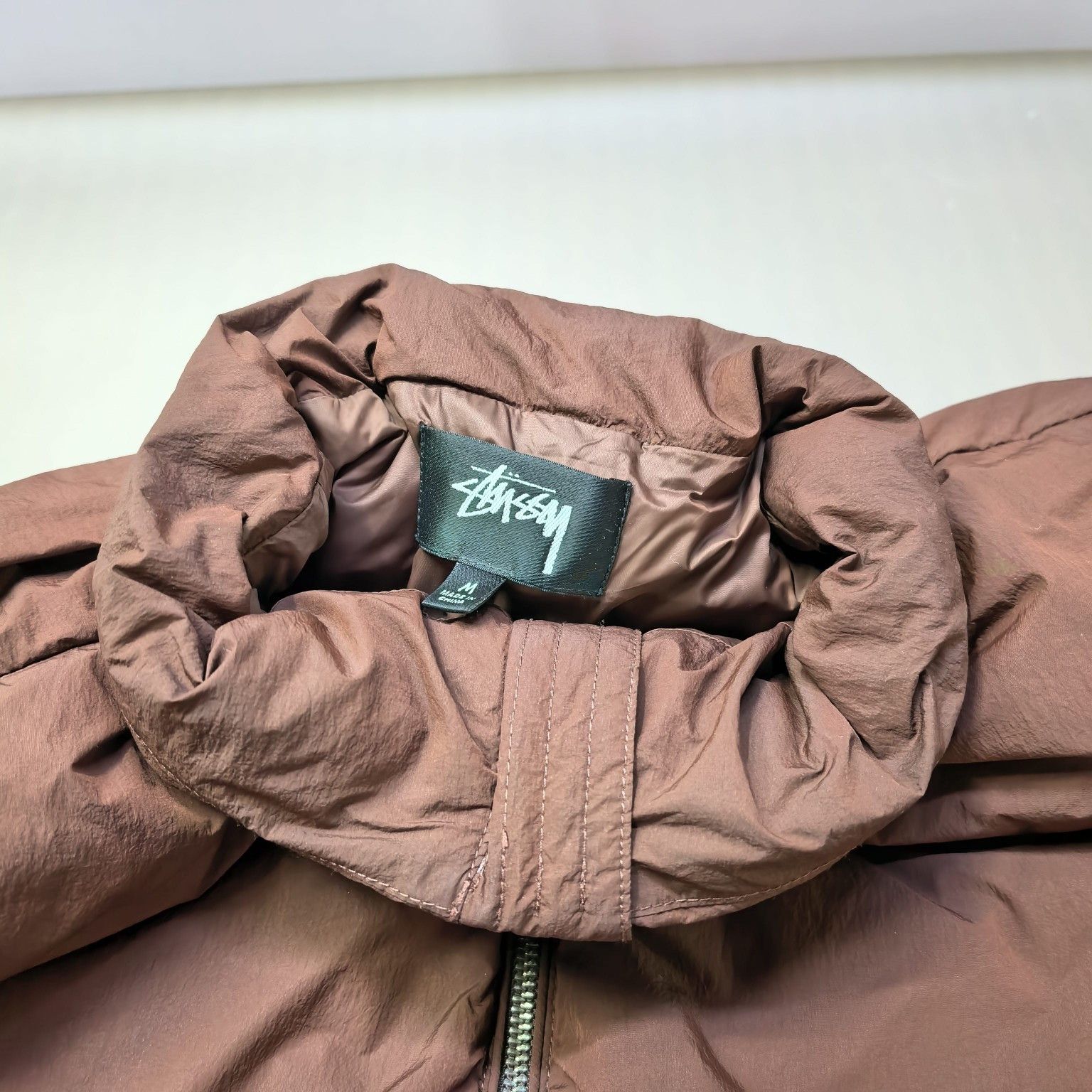 Stussy Stussy Puffer Jacket Brown Size M Size US M / EU 48-50 / 2 - 7 Thumbnail