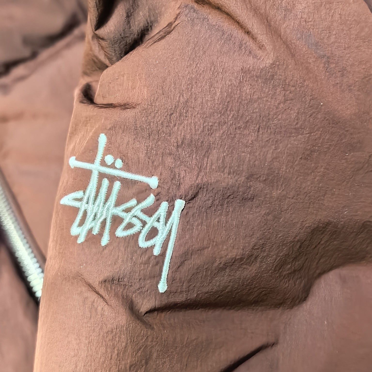 Stussy Stussy Puffer Jacket Brown Size M Size US M / EU 48-50 / 2 - 3 Thumbnail
