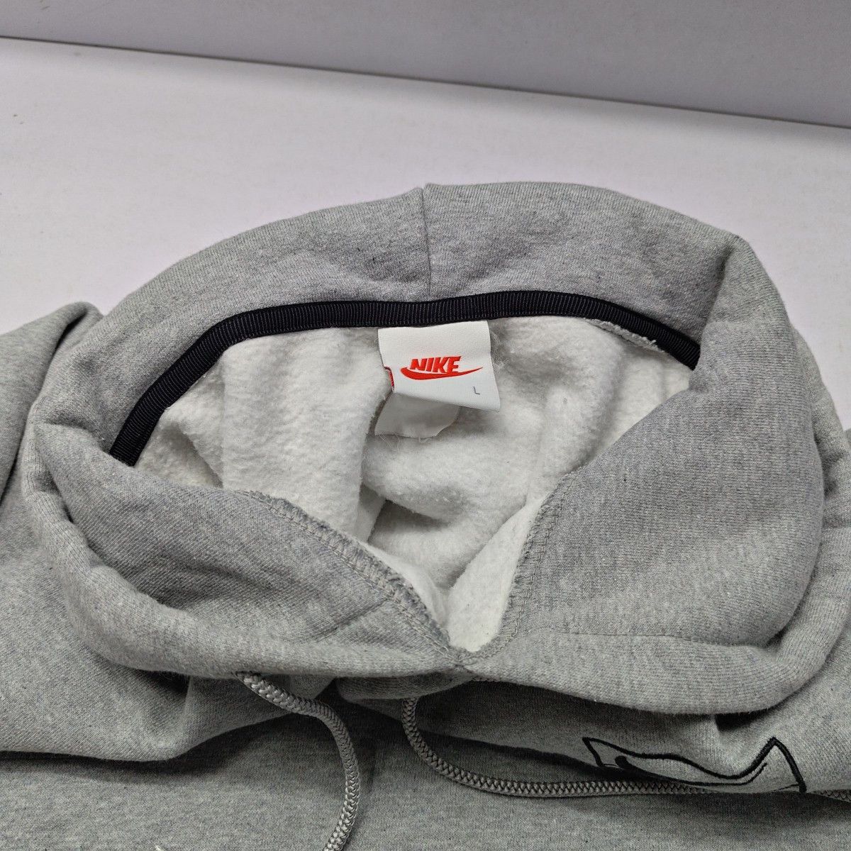 Nike Nike x Stussy Logo Embroidered Hoodie Gray Size L Size US L / EU 52-54 / 3 - 12 Thumbnail