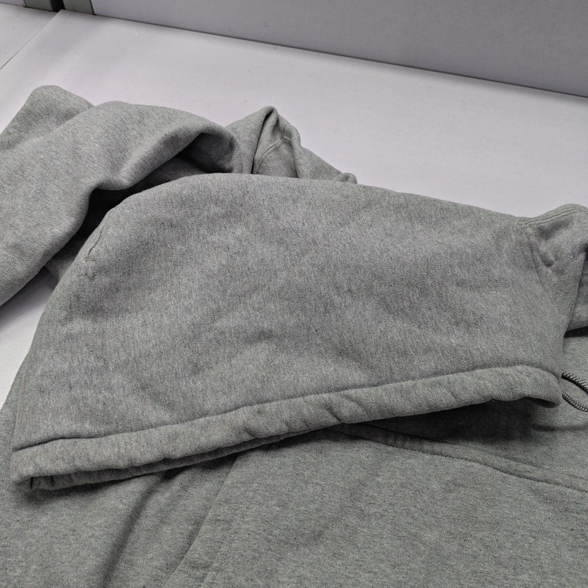 Nike Nike x Stussy Logo Embroidered Hoodie Gray Size L Size US L / EU 52-54 / 3 - 11 Thumbnail