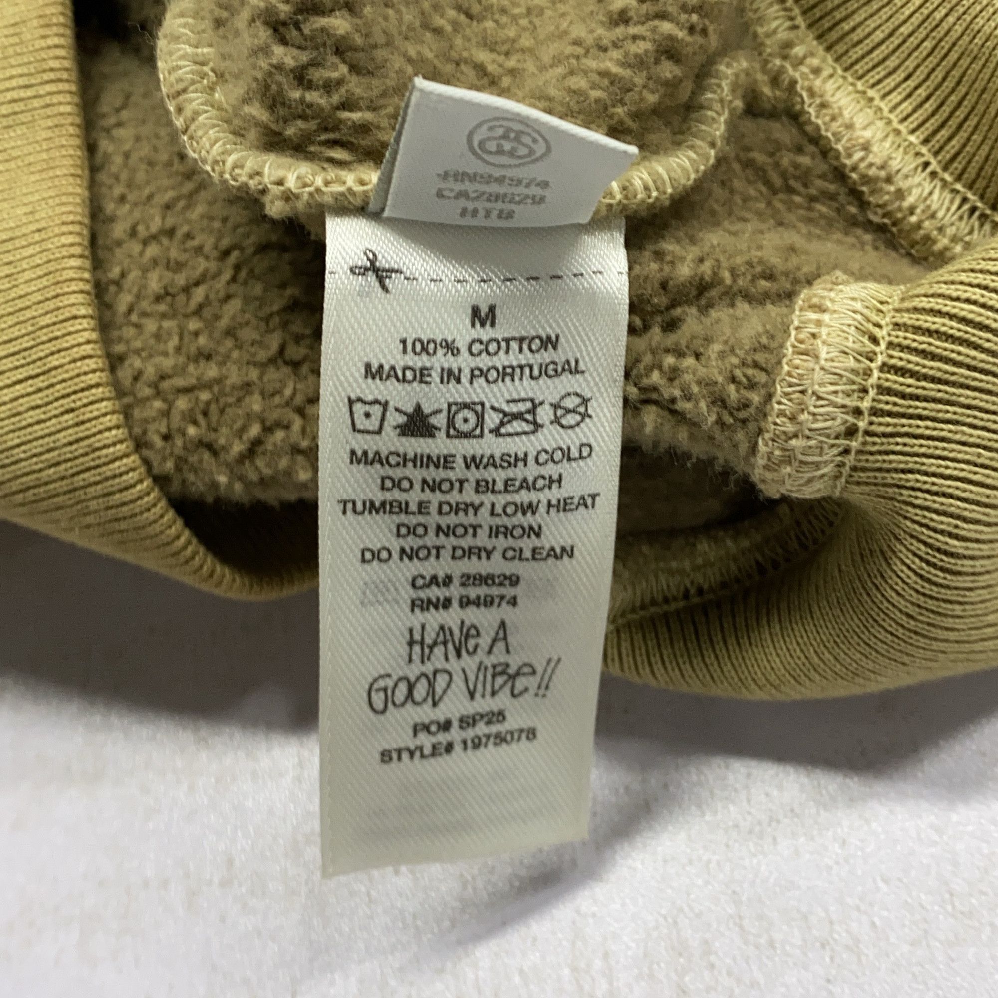Stussy Stussy Pigment Dyed Zip Hoodie Size M Size US M / EU 48-50 / 2 - 5 Thumbnail