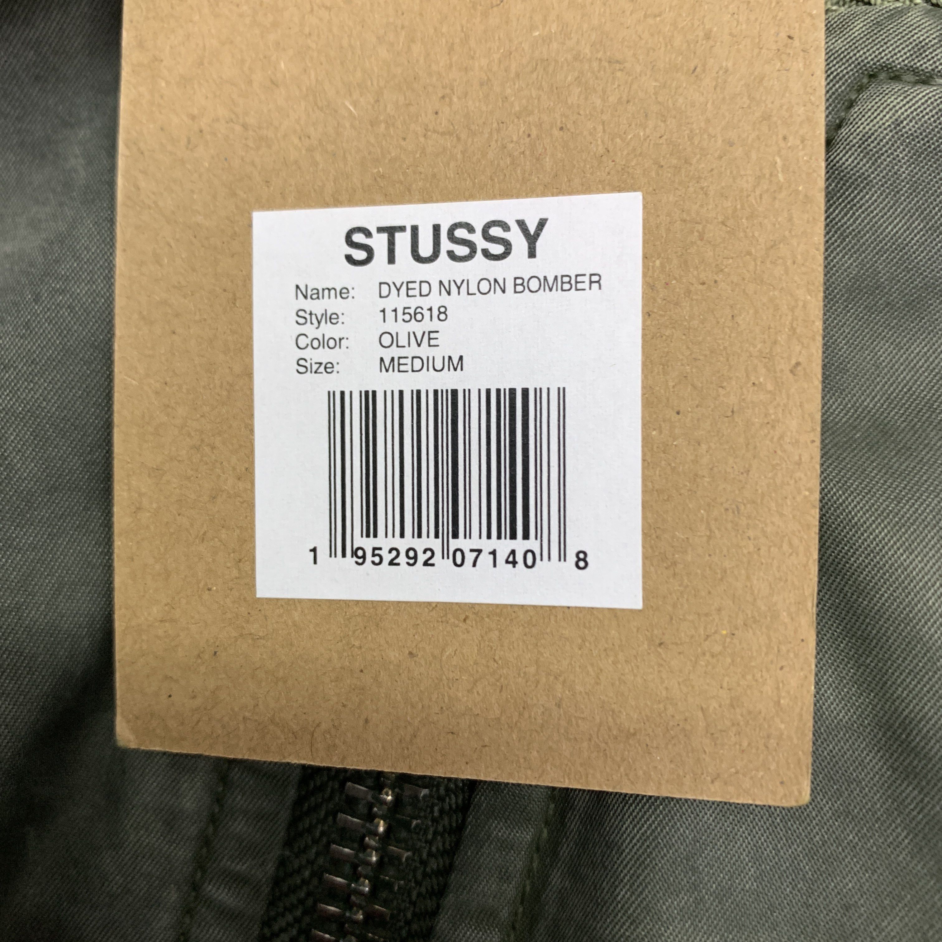 Stussy Stussy Dyed Nylon Bomber Size M Size US M / EU 48-50 / 2 - 4 Thumbnail
