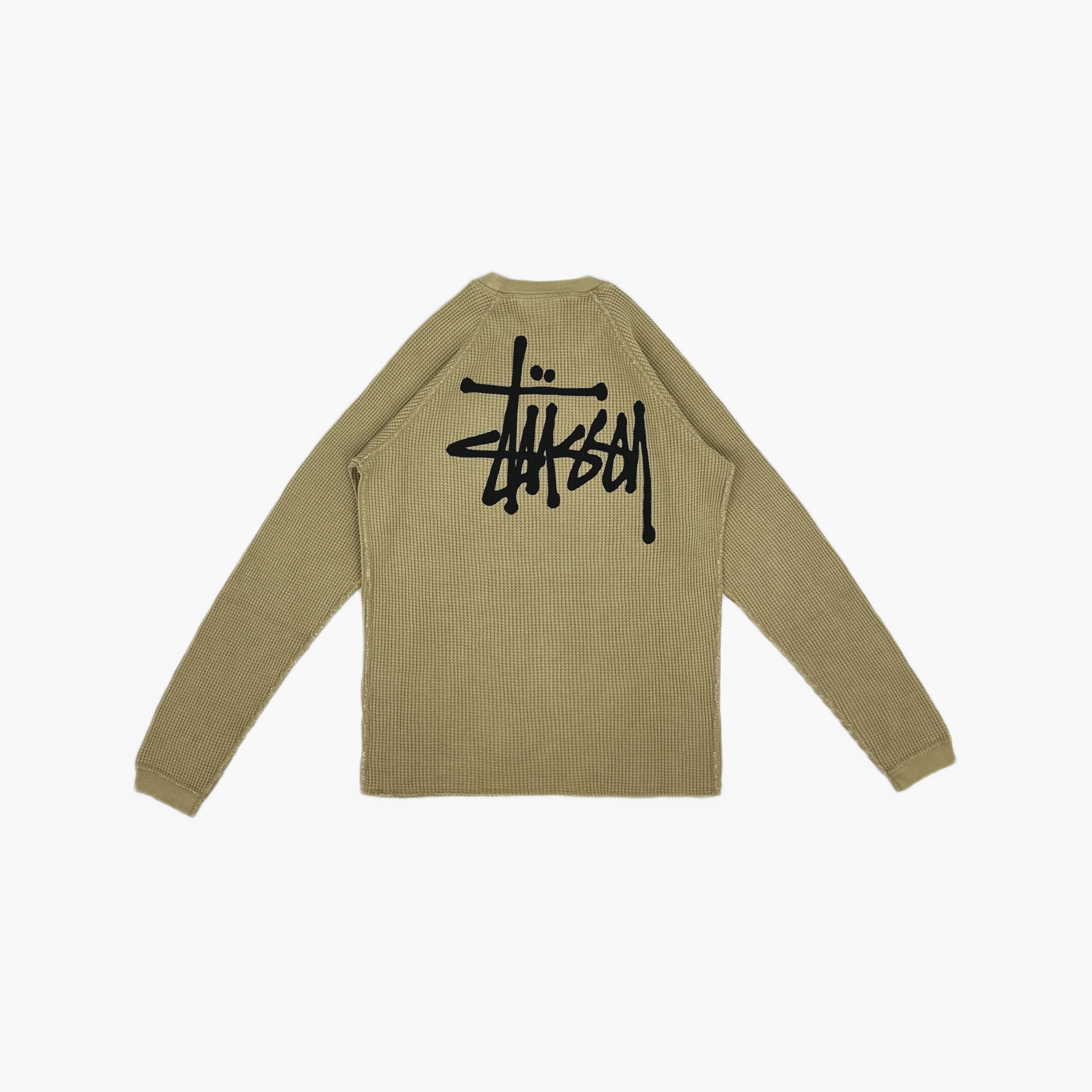 Stussy Stussy Waffle Knit Logo Long Sleeve Tee Size XS Size US XS / EU 42 / 0 - 2 Thumbnail