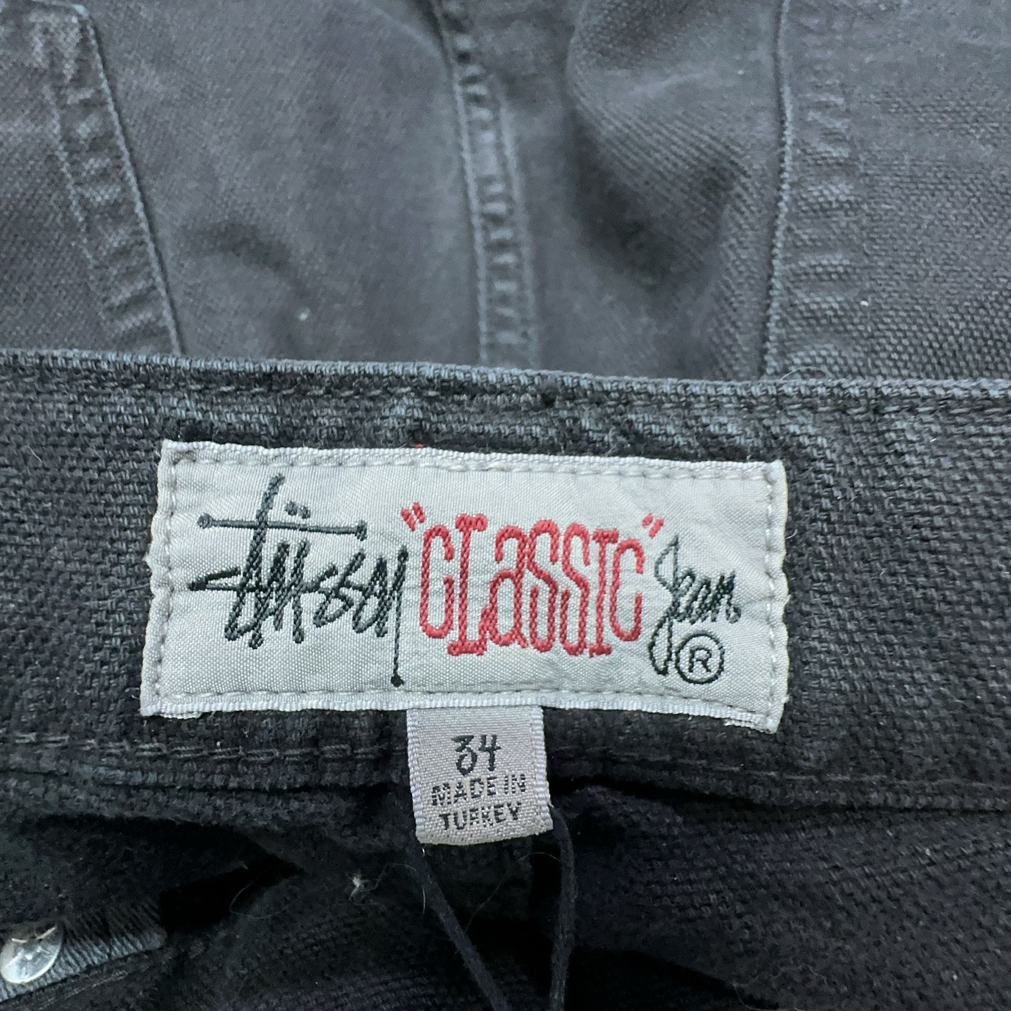 Stussy Stussy Classic Washed Canvas Jeans Size 34 Size US 34 / EU 50 - 2 Thumbnail