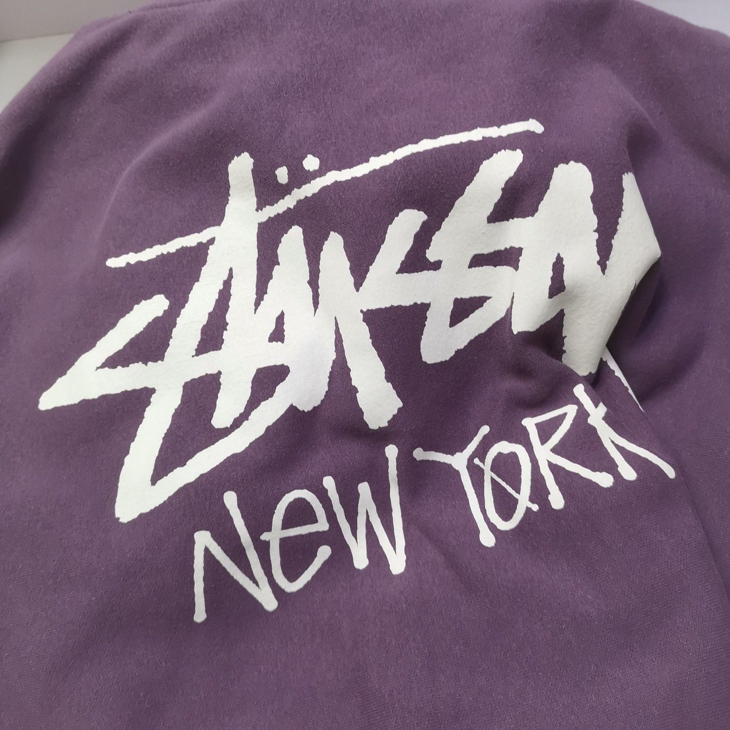 Stussy Stussy New York Logo Hoodie Size XL Size US XL / EU 56 / 4 - 7 Thumbnail