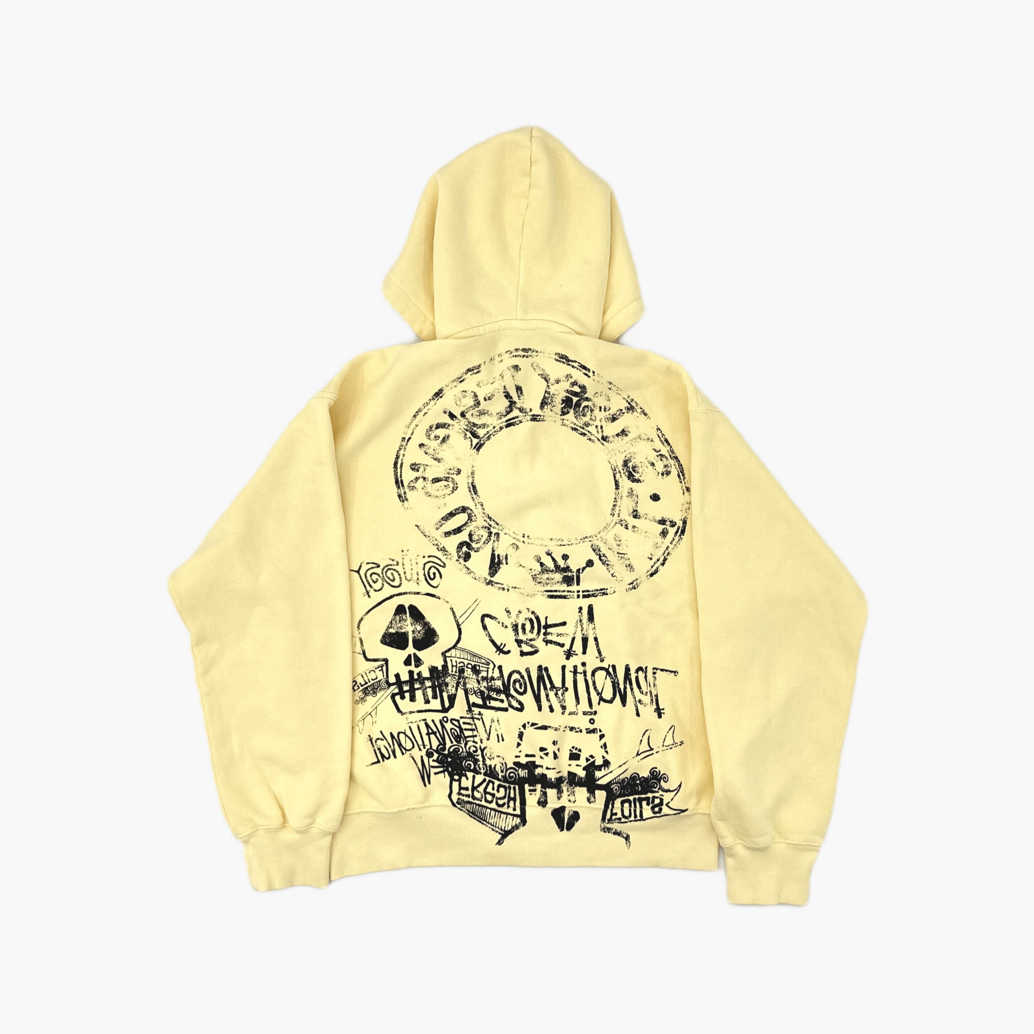 Stussy Stussy Skull Print Zip Hoodie Size M Size US M / EU 48-50 / 2 - 2 Thumbnail