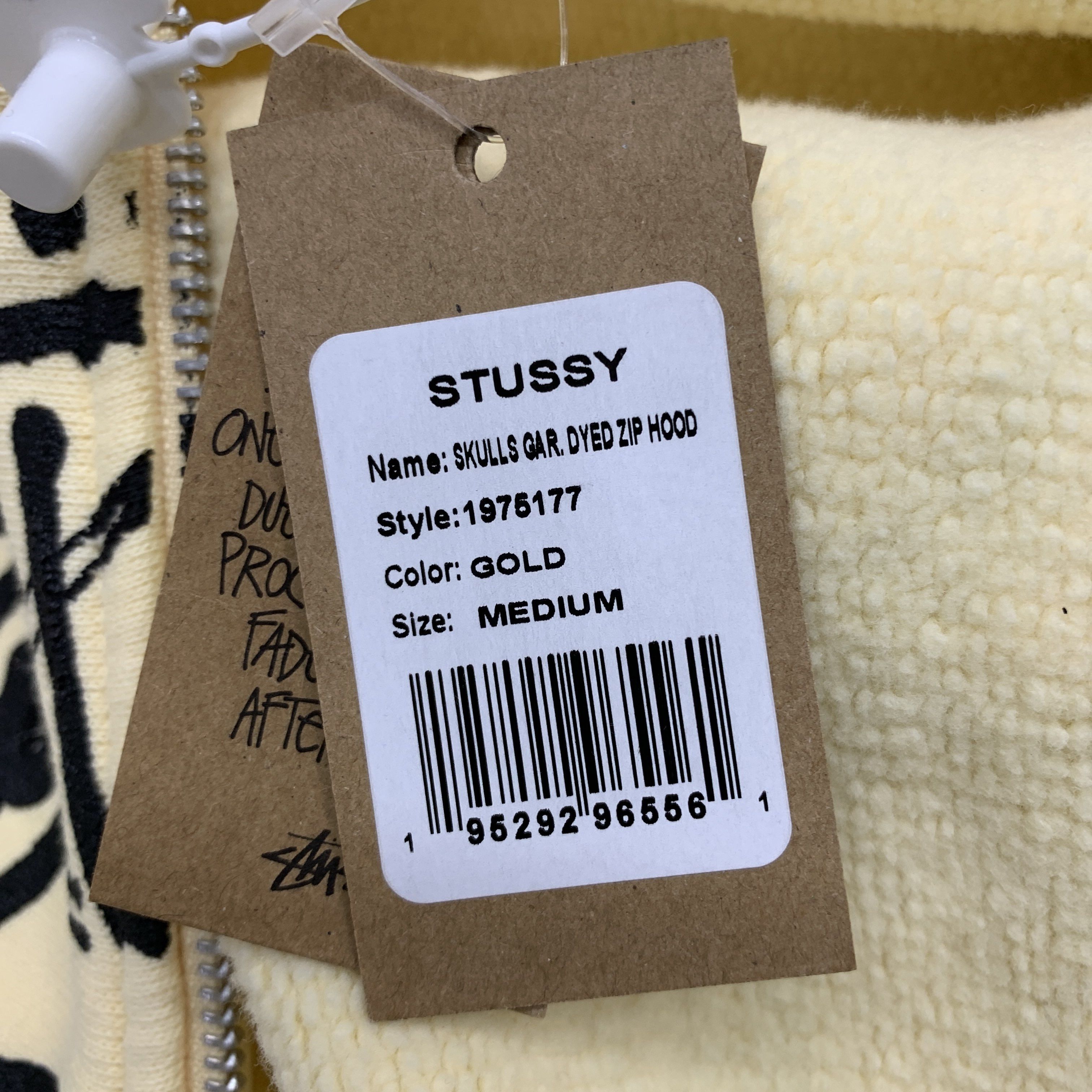 Stussy Stussy Skull Print Zip Hoodie Size M Size US M / EU 48-50 / 2 - 5 Thumbnail