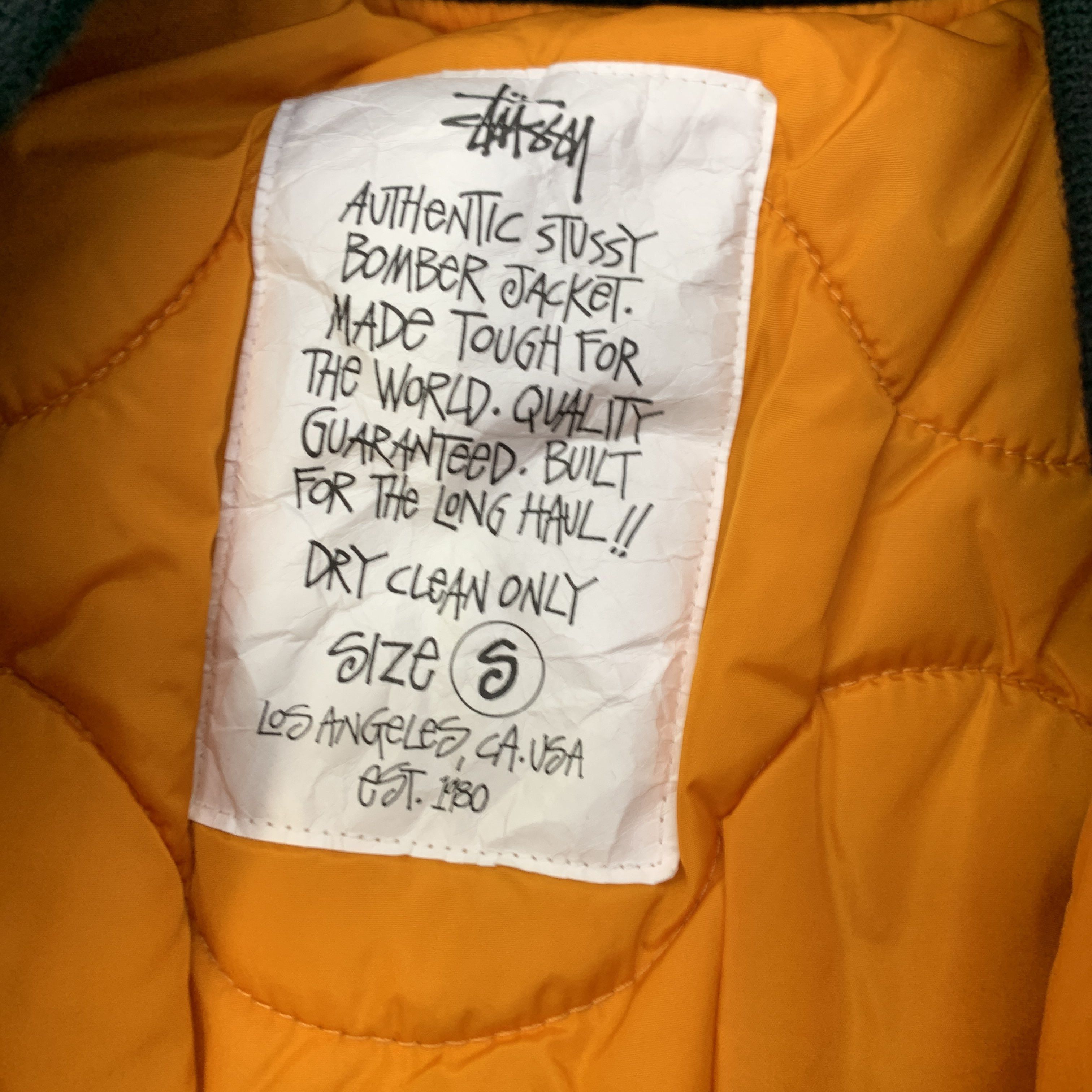 Stussy Stussy Built Reversible Bomber Jacket Size S Size US S / EU 44-46 / 1 - 3 Thumbnail