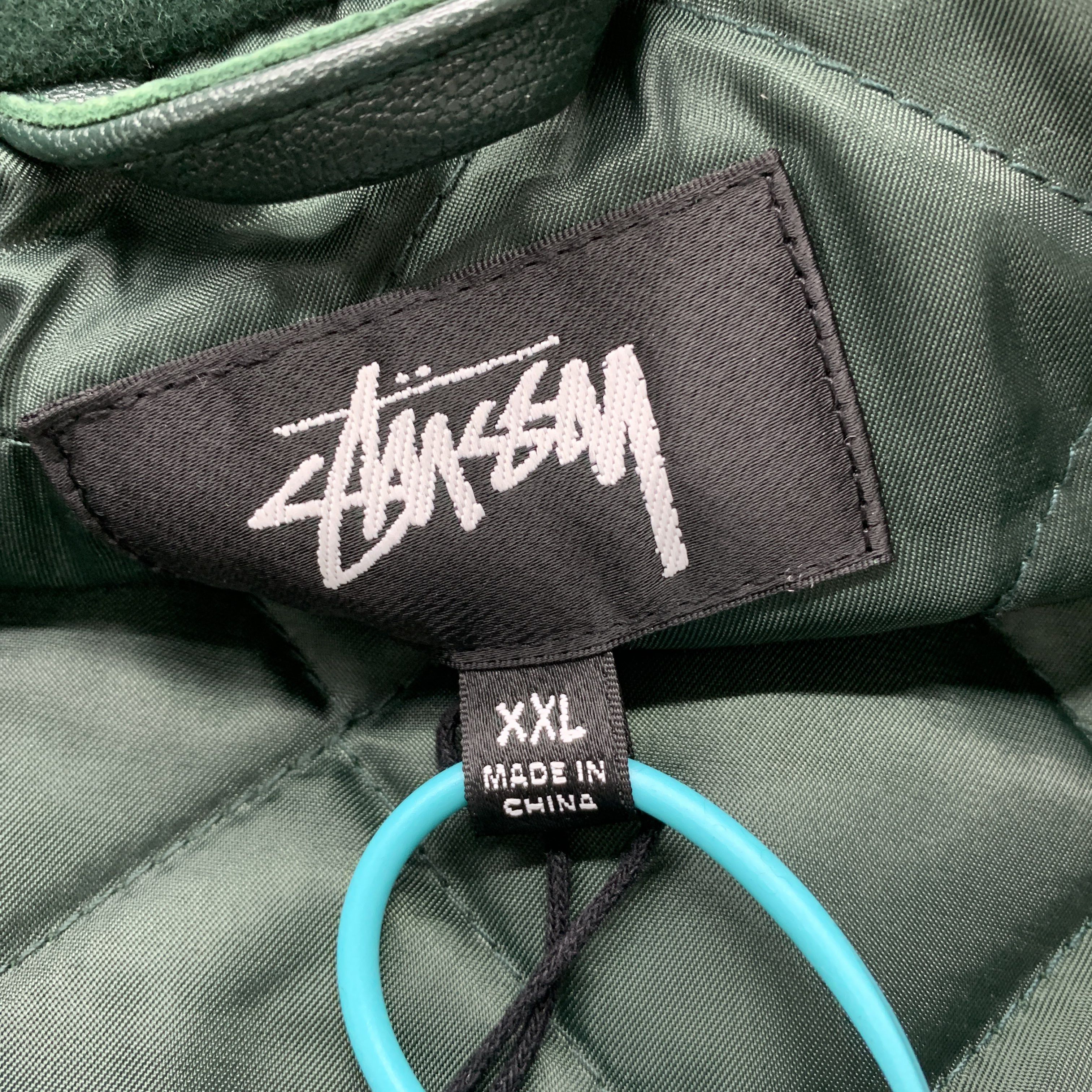 Stussy Stussy Script Oval Varsity Jacket Size XXL Size US XXL / EU 58 / 5 - 3 Thumbnail