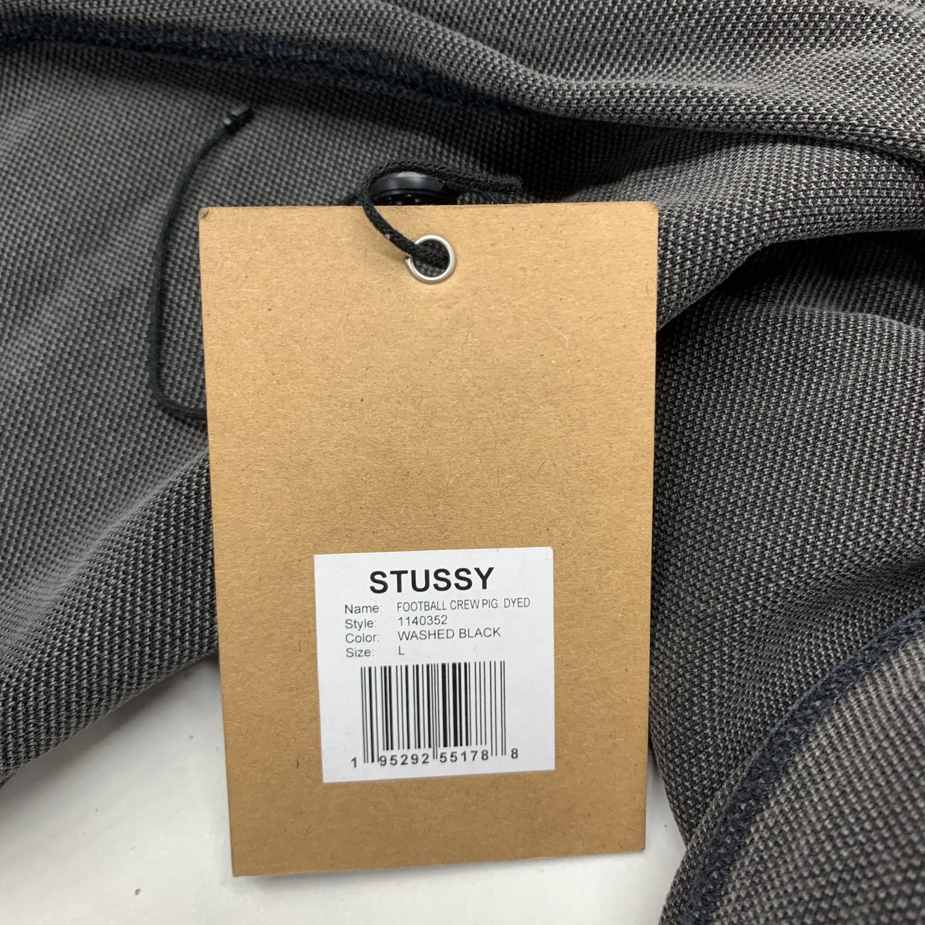 Stussy Stussy Pigment Dyed Football Crew Size L Size US L / EU 52-54 / 3 - 4 Thumbnail