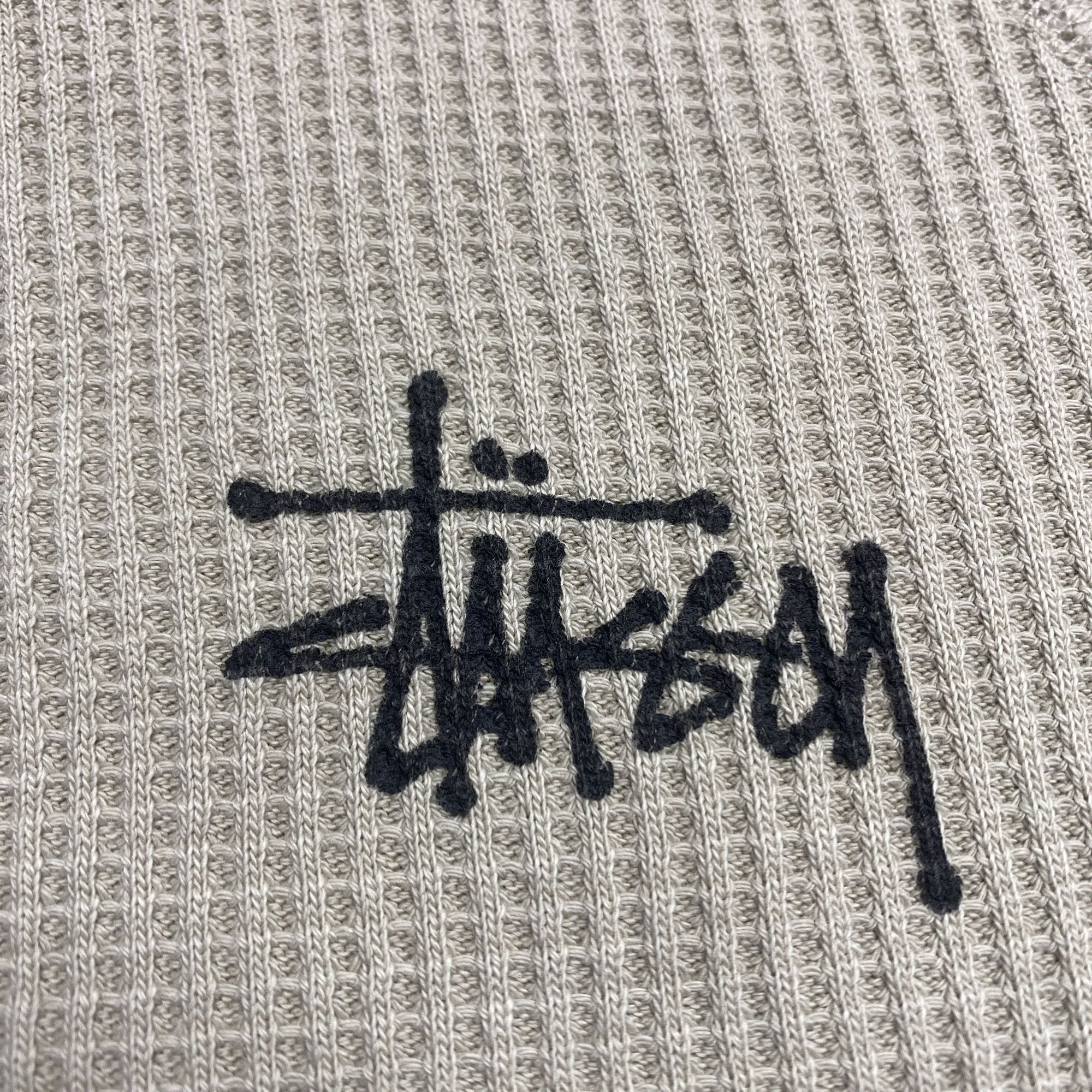 Stussy Stussy Waffle Knit Logo Long Sleeve Tee Size S Size US S / EU 44-46 / 1 - 4 Thumbnail