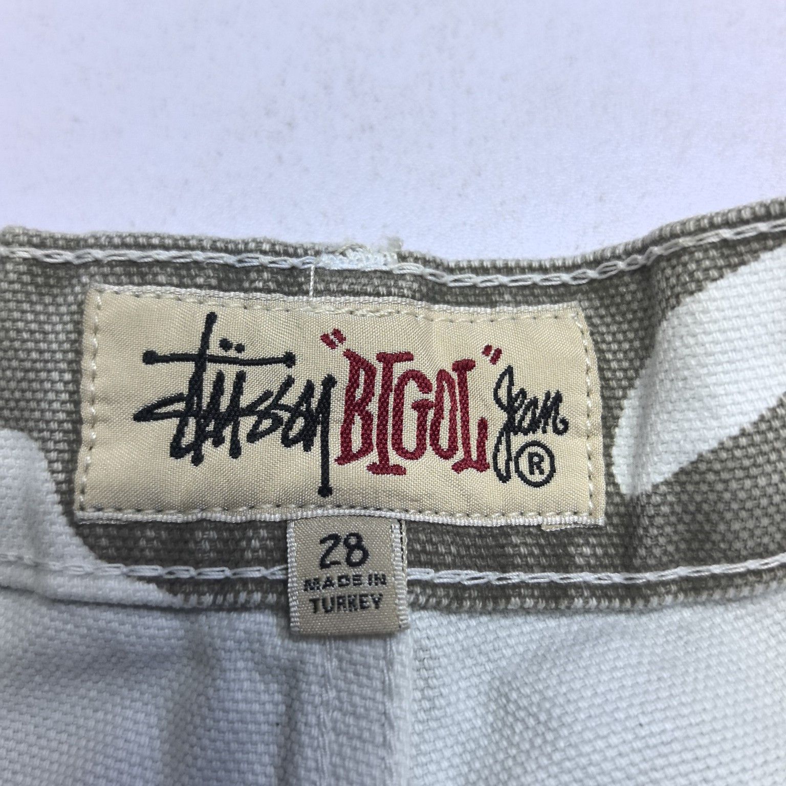 Stussy Stussy Blue Camo Big Ol' Jeans Size 28 Size US 28 / EU 44 - 3 Thumbnail