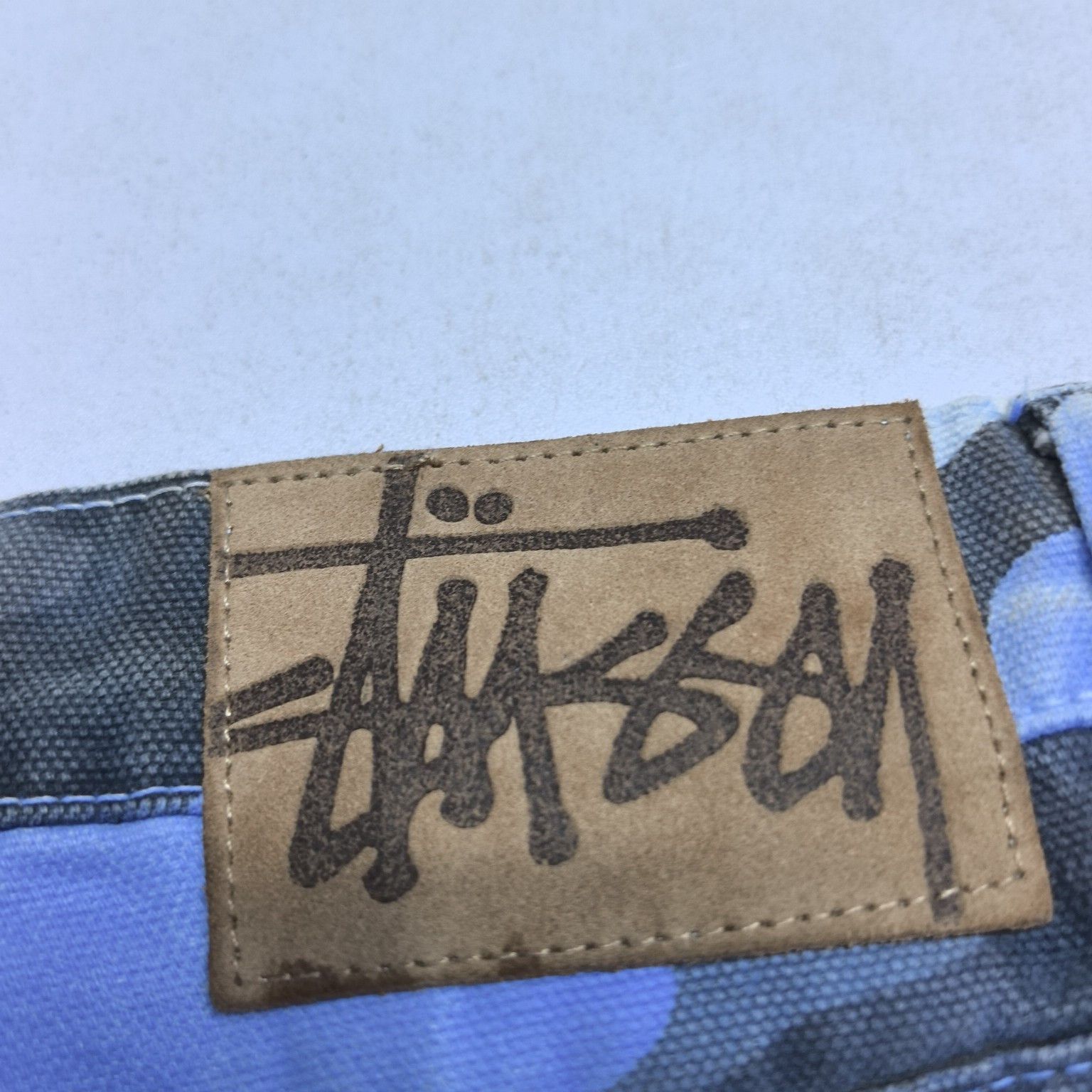 Stussy Stussy Blue Camo Big Ol' Jeans Size 28 Size US 28 / EU 44 - 5 Thumbnail