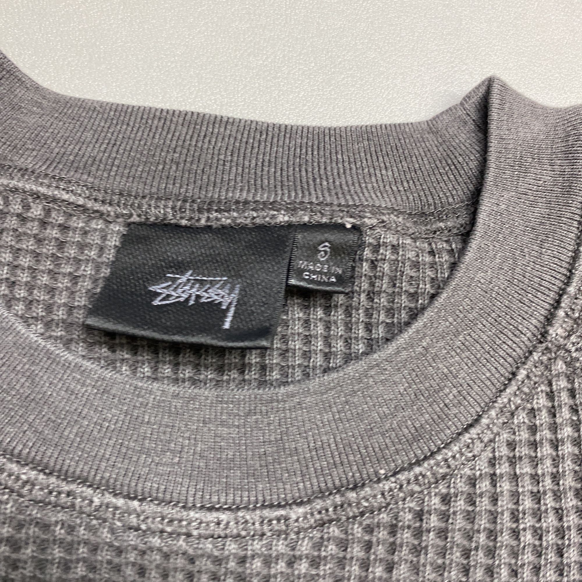 Stussy Stussy Waffle Logo Long Sleeve T-Shirt Size S Size US S / EU 44-46 / 1 - 6 Thumbnail