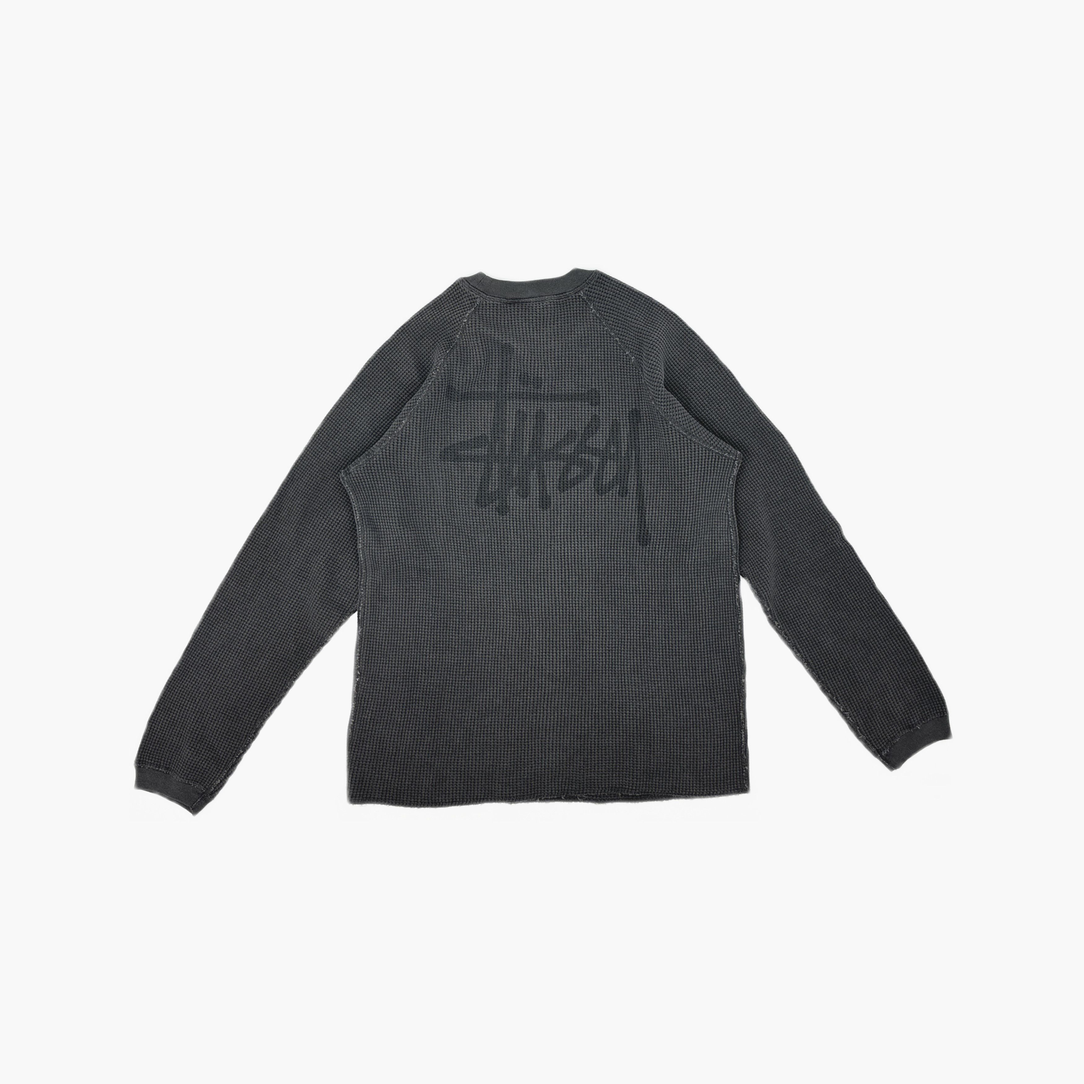 Stussy Stussy Waffle Logo Long Sleeve T-Shirt Size S Size US S / EU 44-46 / 1 - 2 Thumbnail