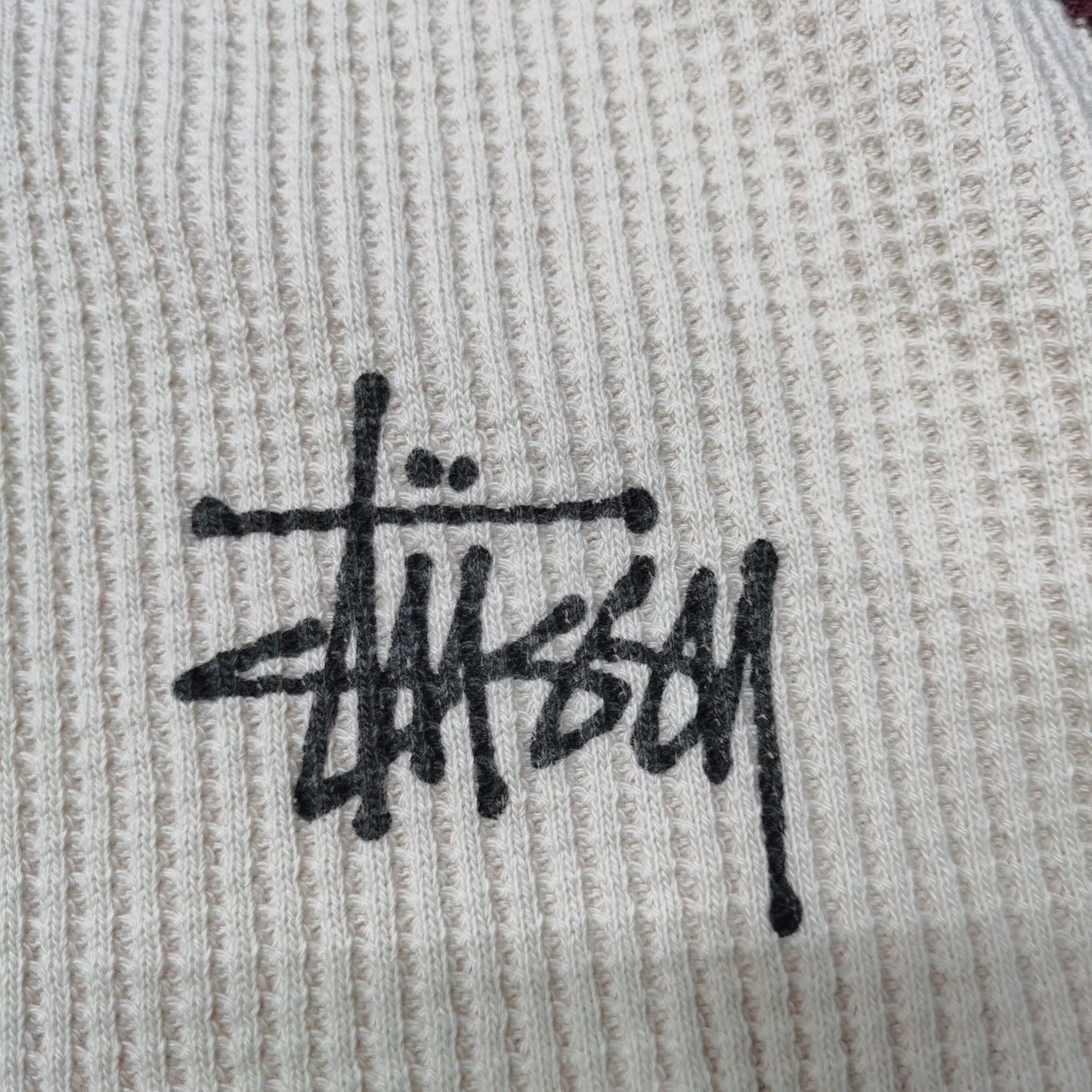 Stussy Stussy Waffle Thermal Long Sleeve T-Shirt XL Size US XL / EU 56 / 4 - 4 Thumbnail