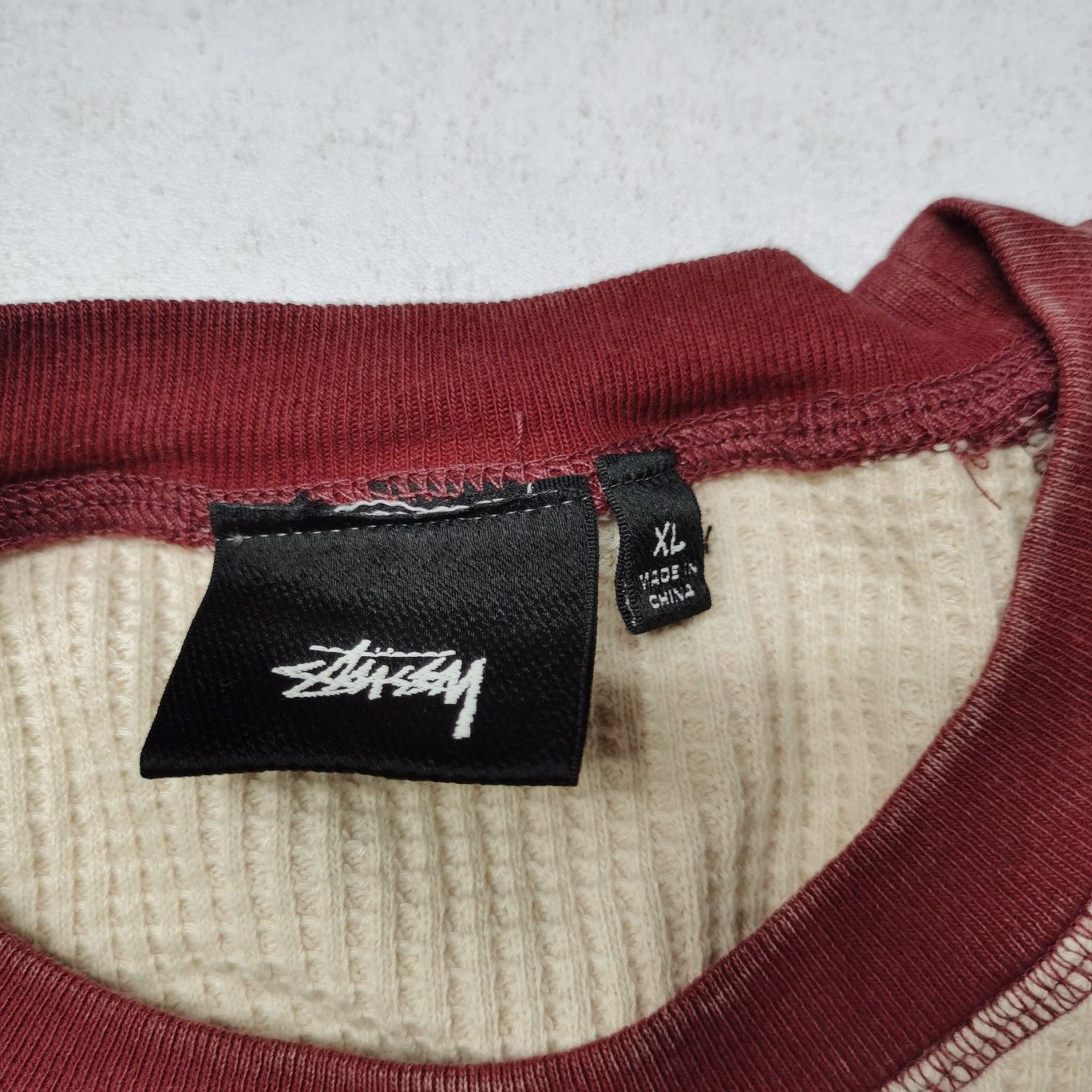 Stussy Stussy Waffle Thermal Long Sleeve T-Shirt XL Size US XL / EU 56 / 4 - 3 Thumbnail