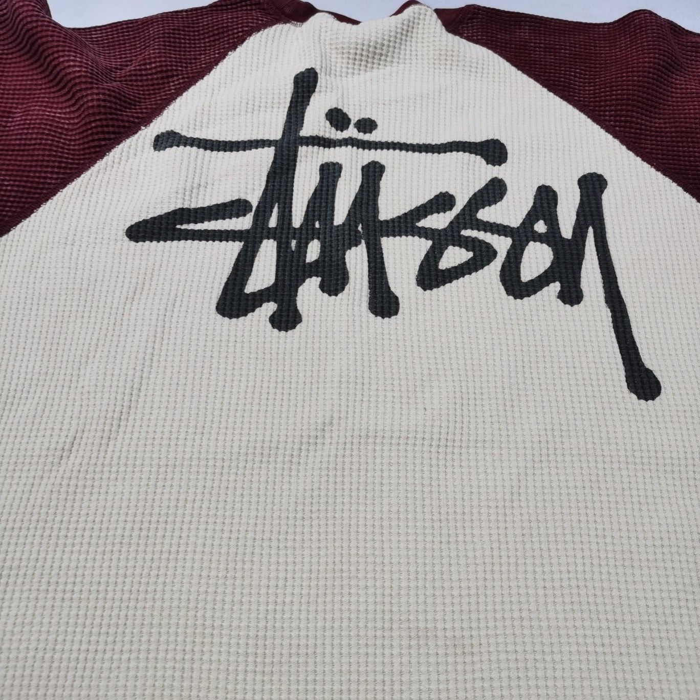 Stussy Stussy Waffle Thermal Long Sleeve T-Shirt XL Size US XL / EU 56 / 4 - 6 Thumbnail