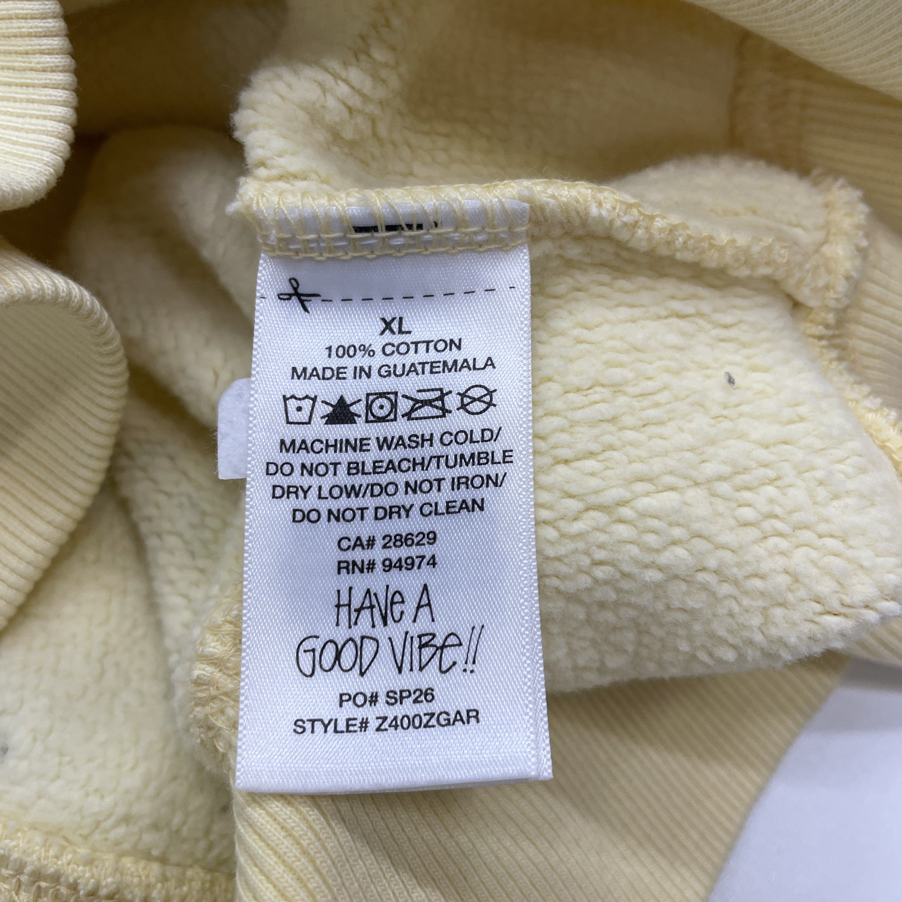 Stussy Stussy Skulls Zip Hoodie Yellow XL Size US XL / EU 56 / 4 - 4 Thumbnail