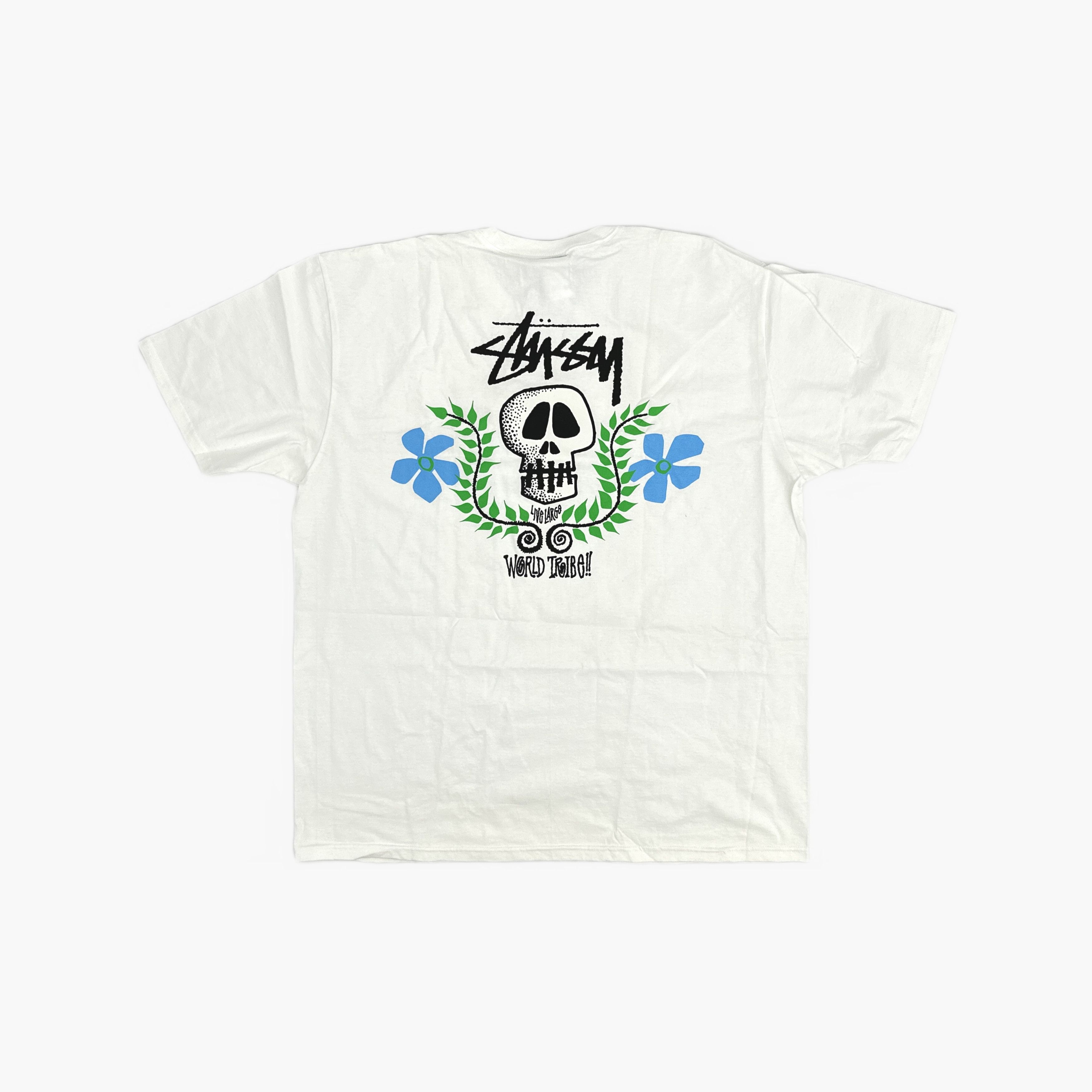 Stussy Stussy Skull Graphic T-Shirt White Size XL Size US XL / EU 56 / 4 - 2 Thumbnail