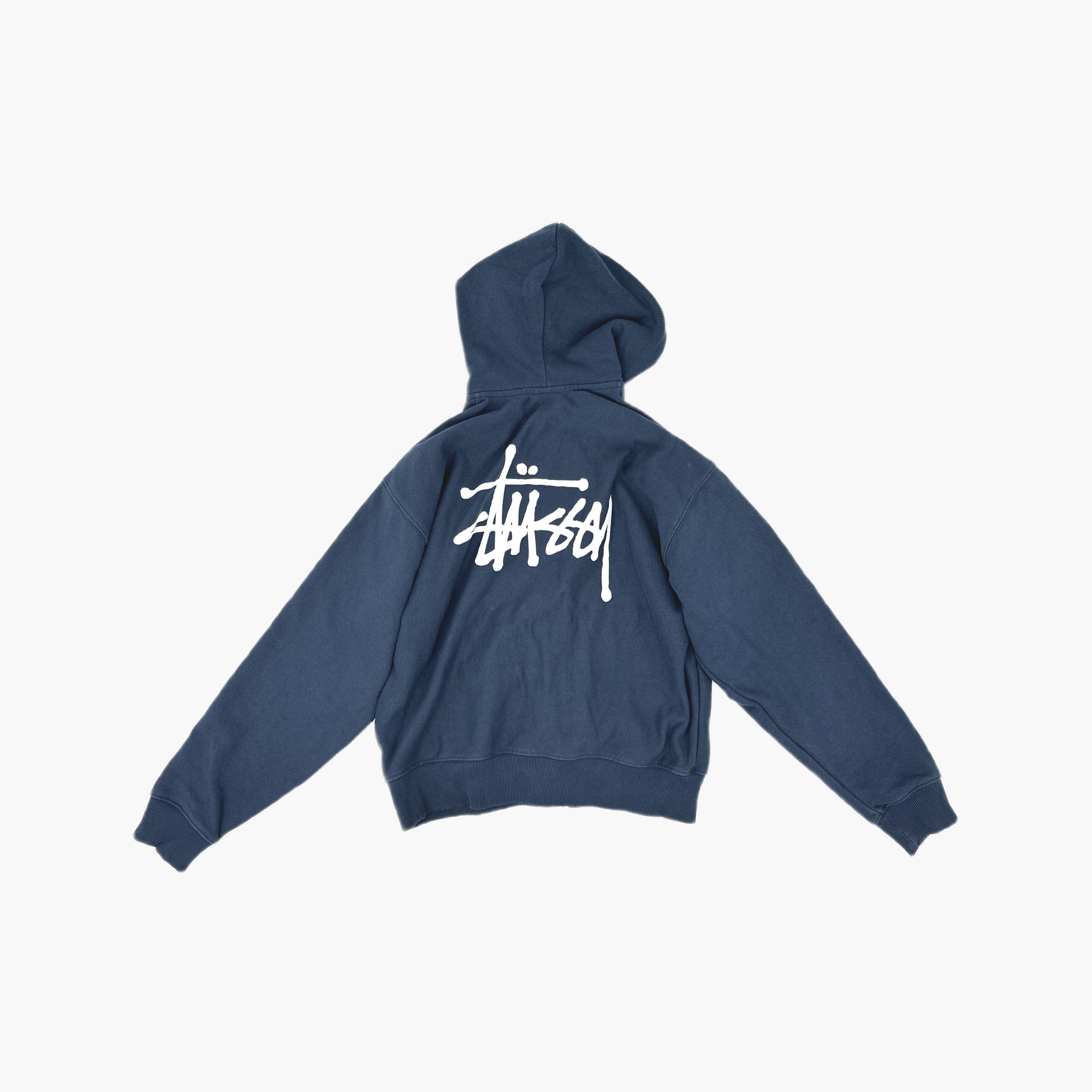 Stussy Stussy Basic Logo Zip Hoodie Size M Size US M / EU 48-50 / 2 - 2 Thumbnail