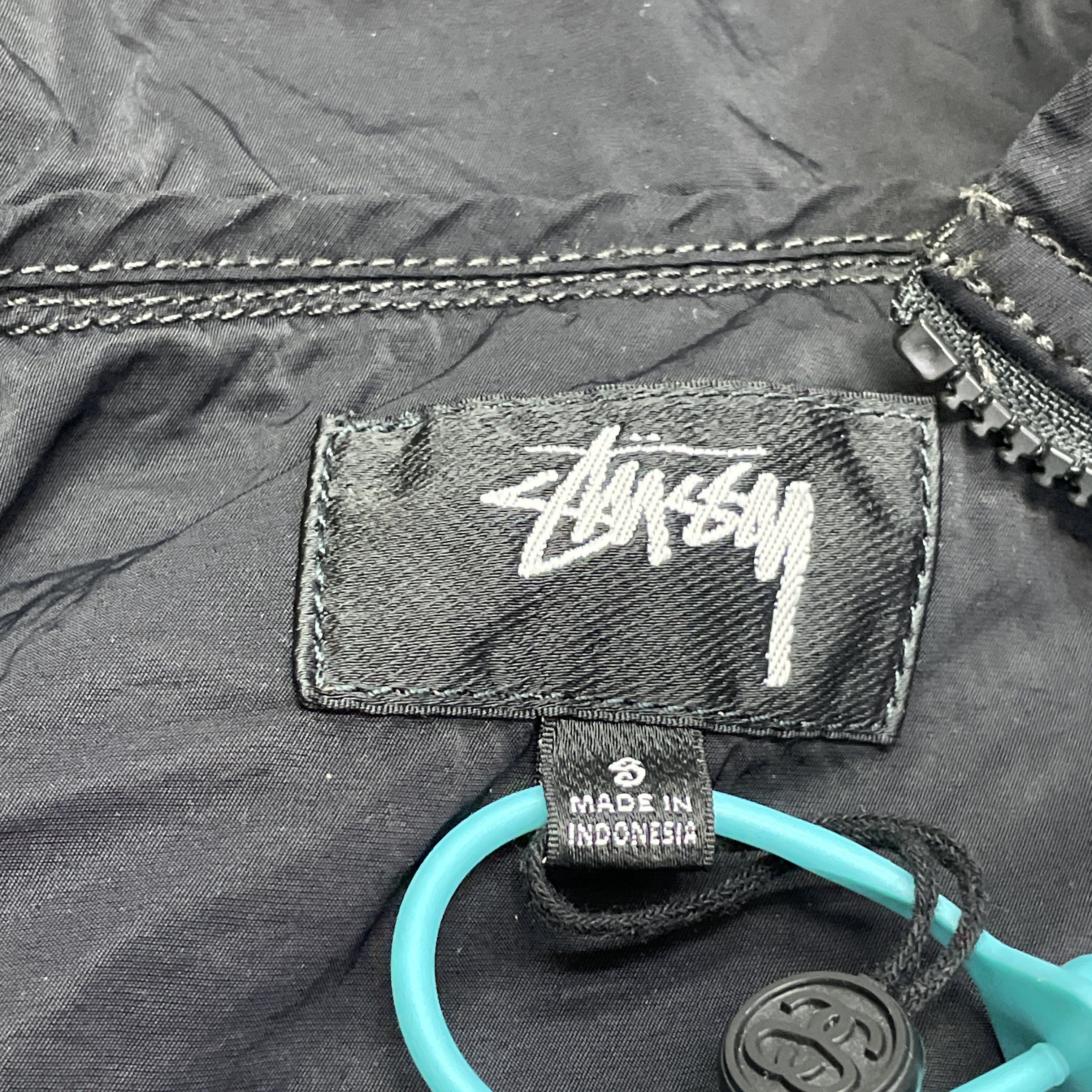 Stussy Stussy Lightweight Hooded Jacket Black Size S Size US S / EU 44-46 / 1 - 2 Thumbnail