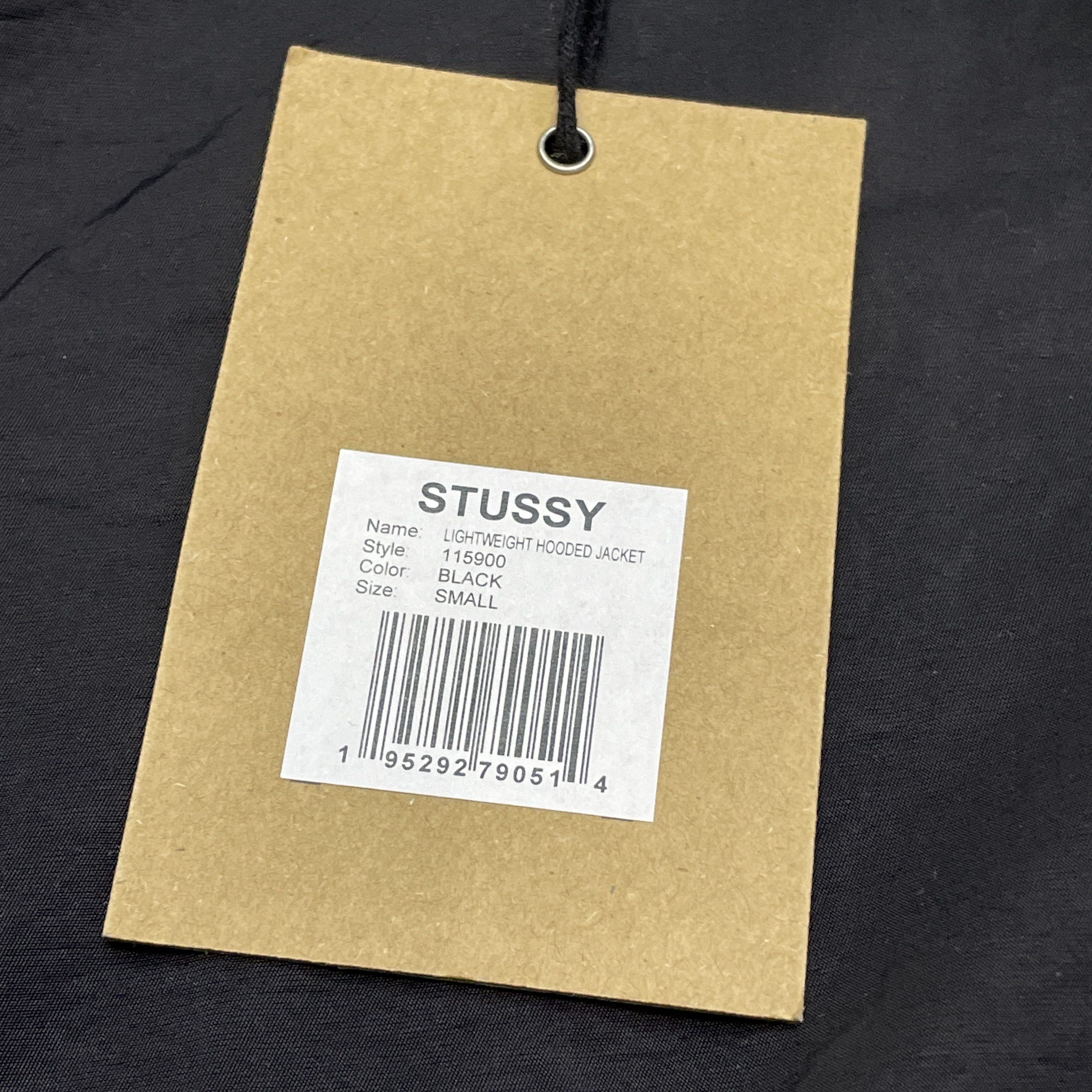 Stussy Stussy Lightweight Hooded Jacket Black Size S Size US S / EU 44-46 / 1 - 4 Thumbnail