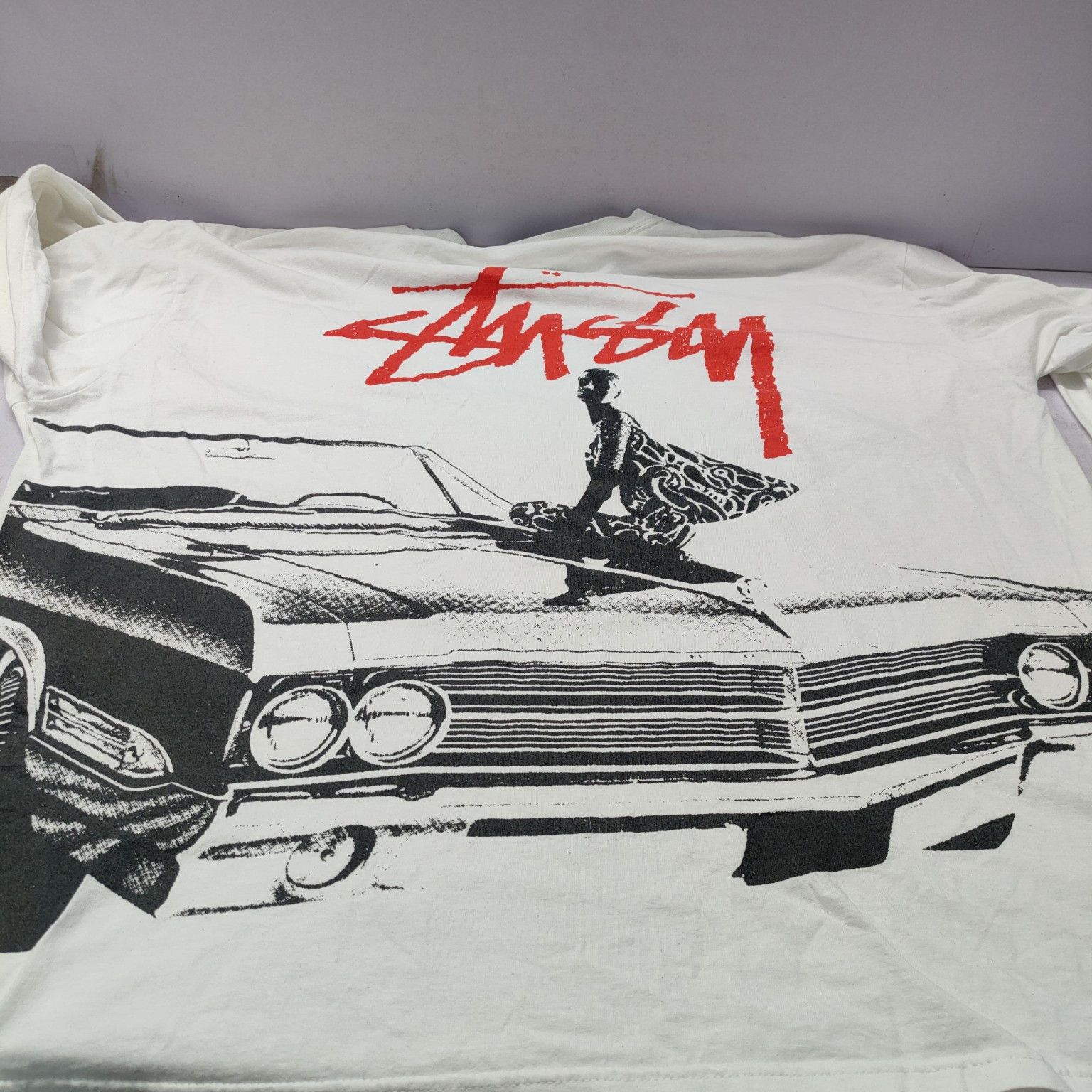 Stussy Stussy Car Graphic Long Sleeve T-Shirt Size XXL Size US XXL / EU 58 / 5 - 15 Thumbnail