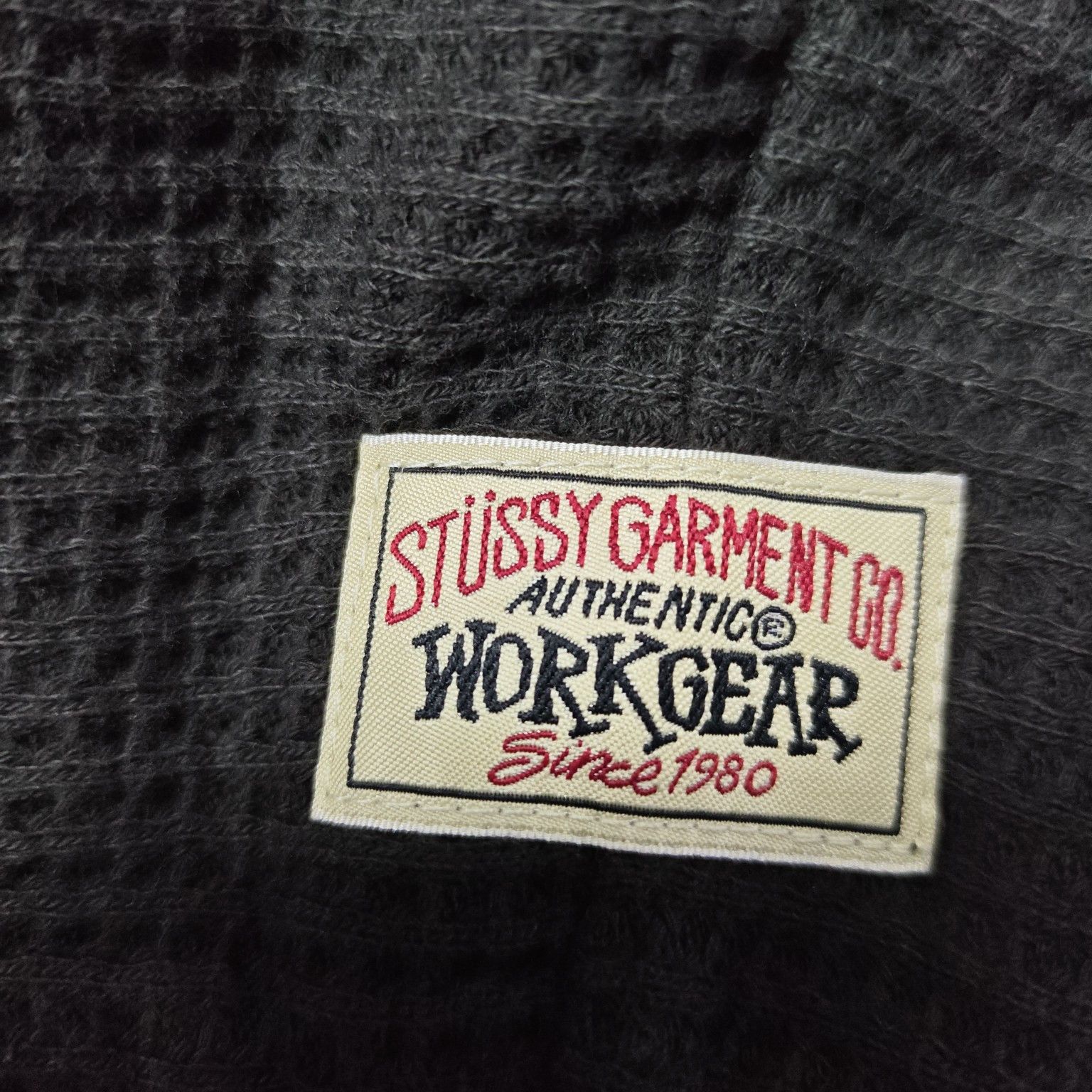 Stussy Stussy Waffle Knit Zip Hoodie Size XXL Size US XXL / EU 58 / 5 - 4 Thumbnail