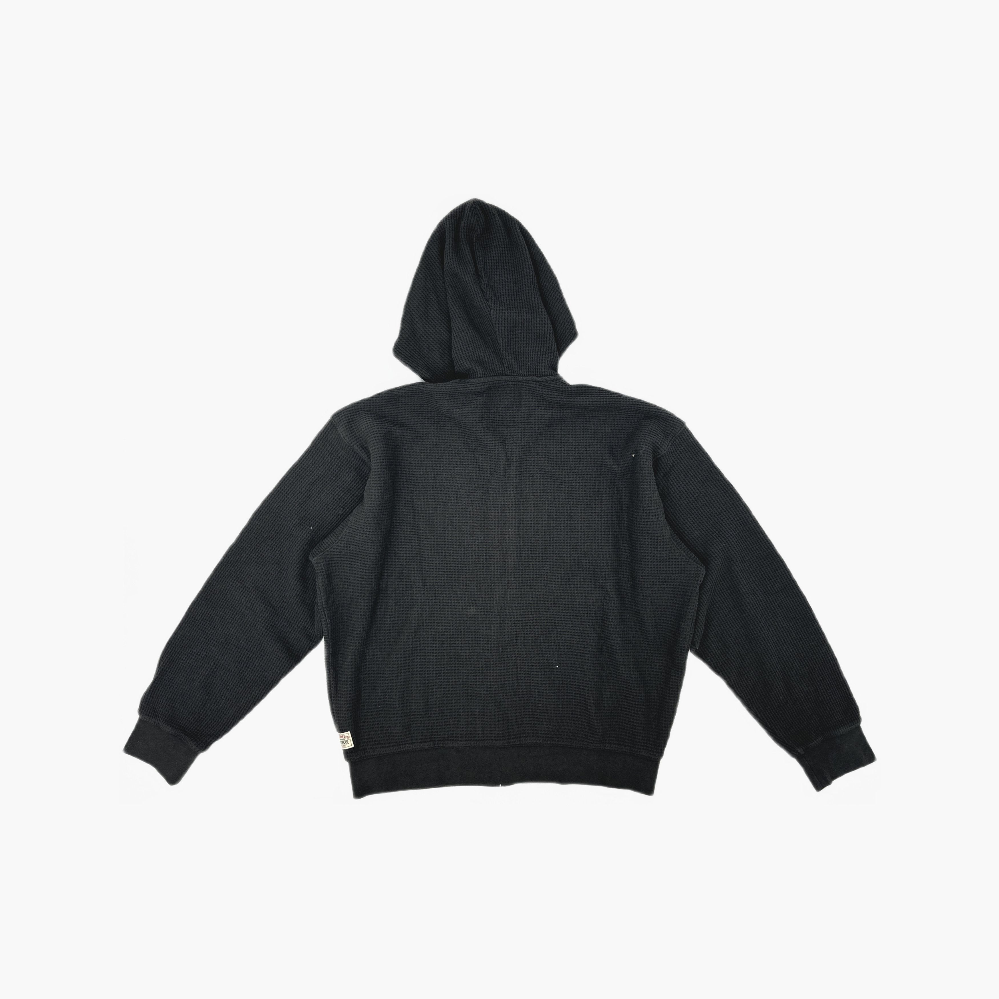 Stussy Stussy Waffle Knit Zip Hoodie Size XXL Size US XXL / EU 58 / 5 - 2 Thumbnail
