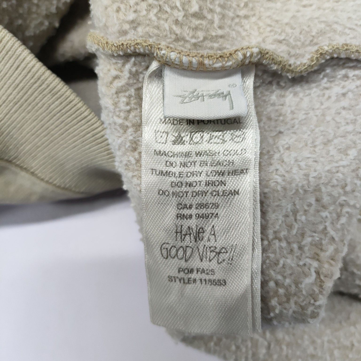 Stussy Stussy Faded Zip Up Hoodie Size L Size US L / EU 52-54 / 3 - 5 Thumbnail