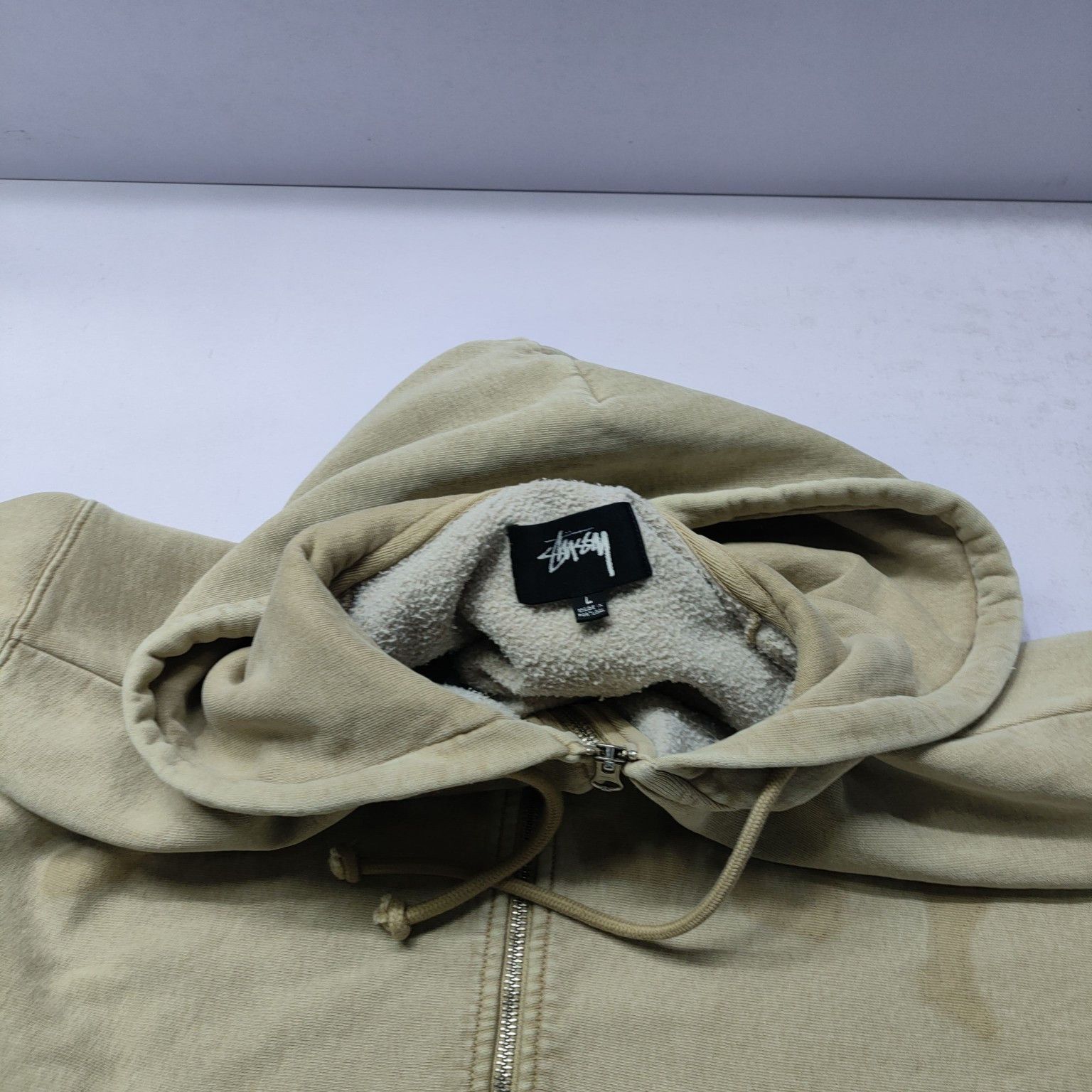 Stussy Stussy Faded Zip Up Hoodie Size L Size US L / EU 52-54 / 3 - 8 Thumbnail