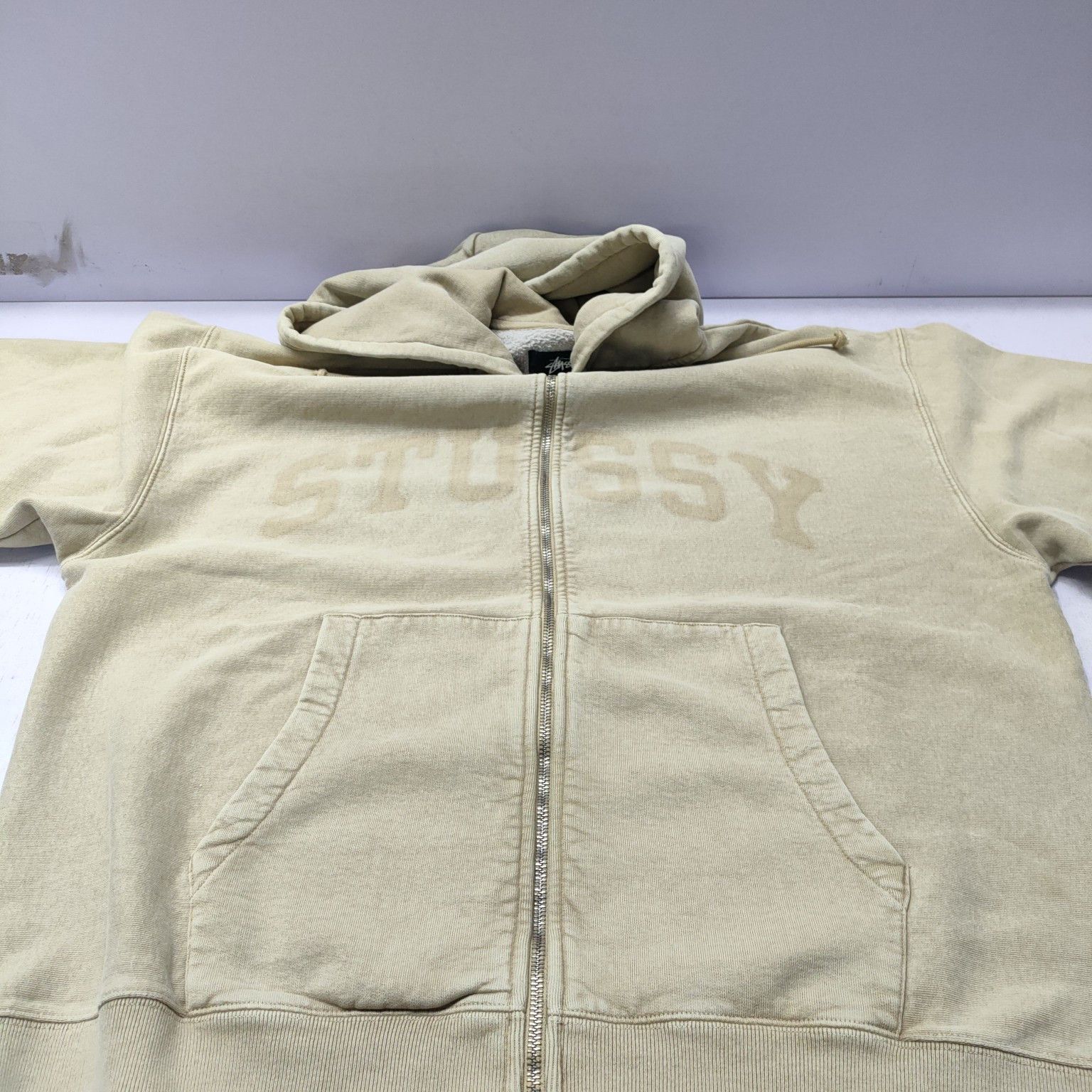 Stussy Stussy Faded Zip Up Hoodie Size L Size US L / EU 52-54 / 3 - 13 Thumbnail
