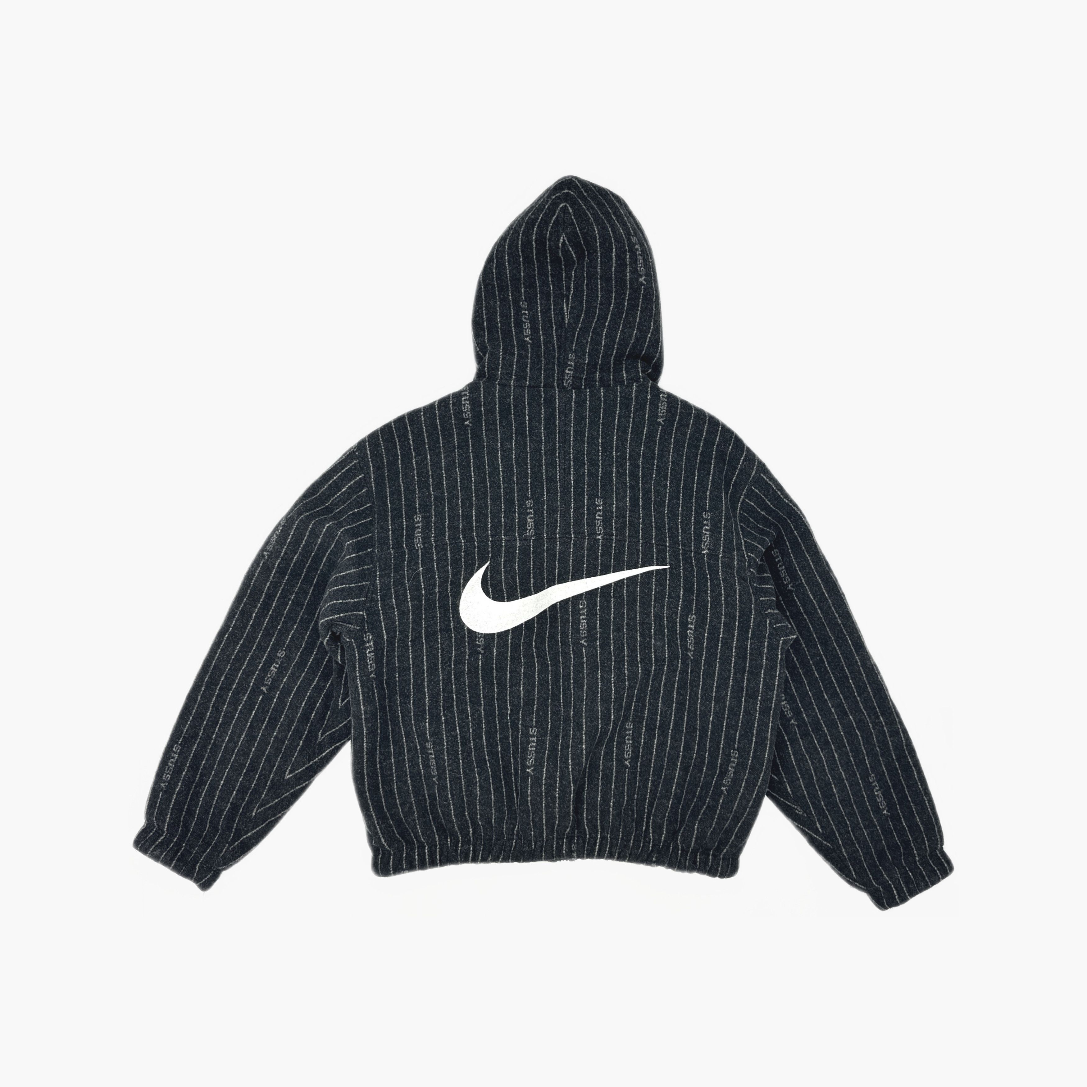 Nike Nike x Stussy Striped Hoodie Jacket Size XXL Size US XXL / EU 58 / 5 - 2 Thumbnail